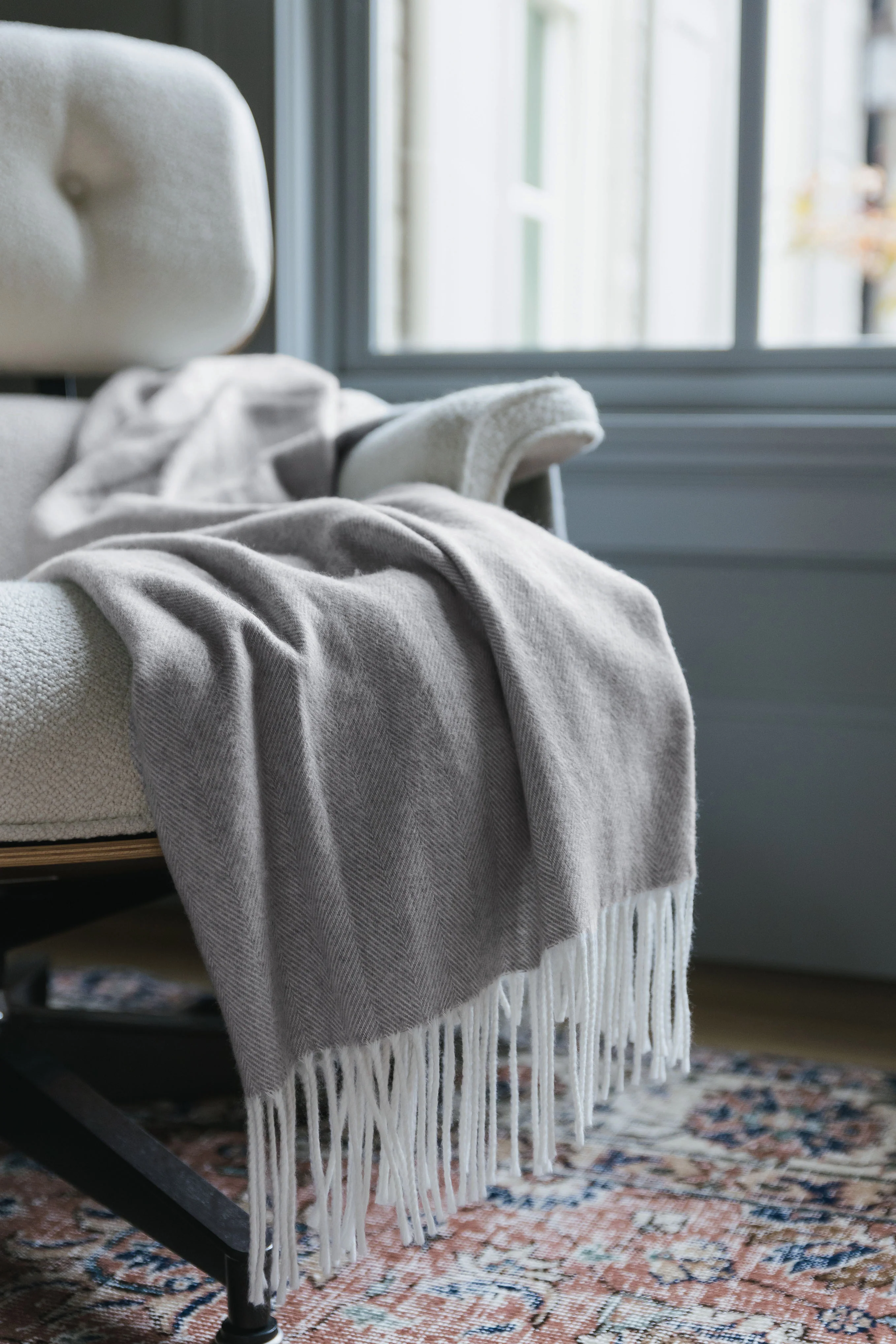 Bamboo Herringbone Tassel Throw - Wholesale - Image 2