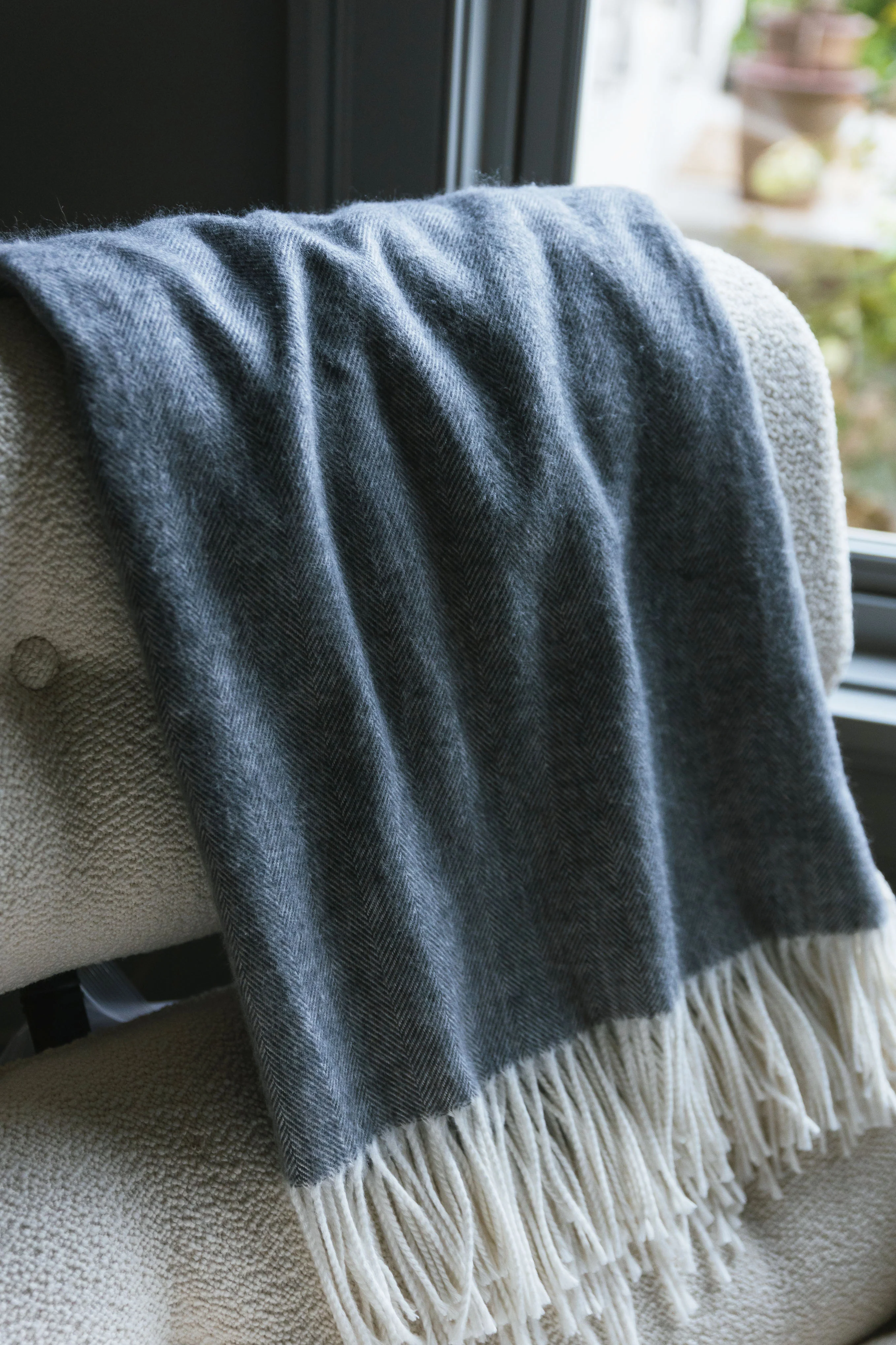 Bamboo Herringbone Tassel Throw - Wholesale - Image 6