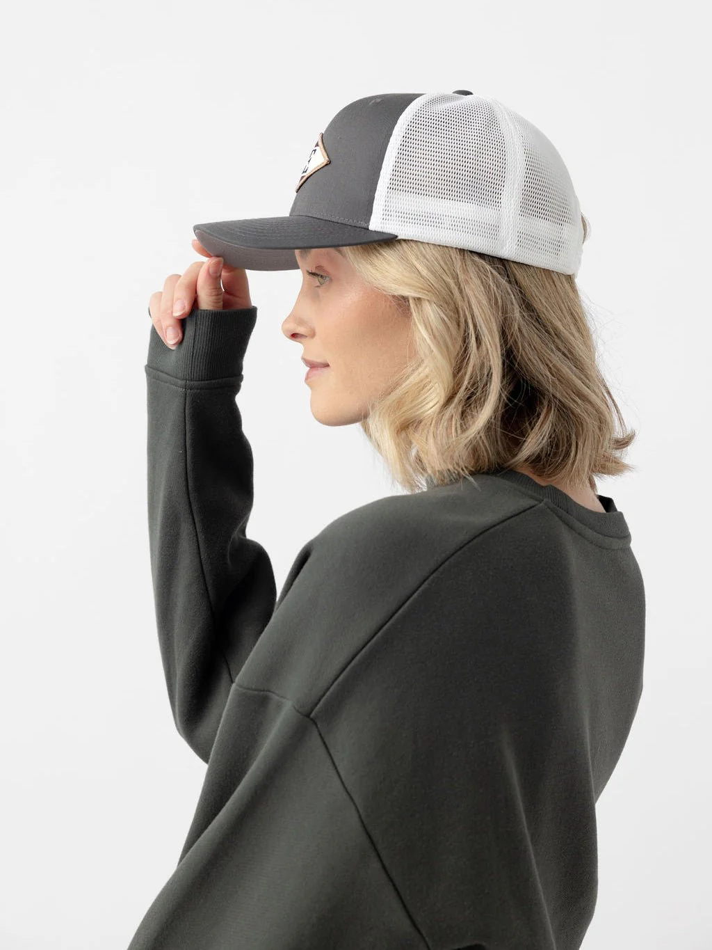 Diamond Mesh Trucker Hat - Image 12