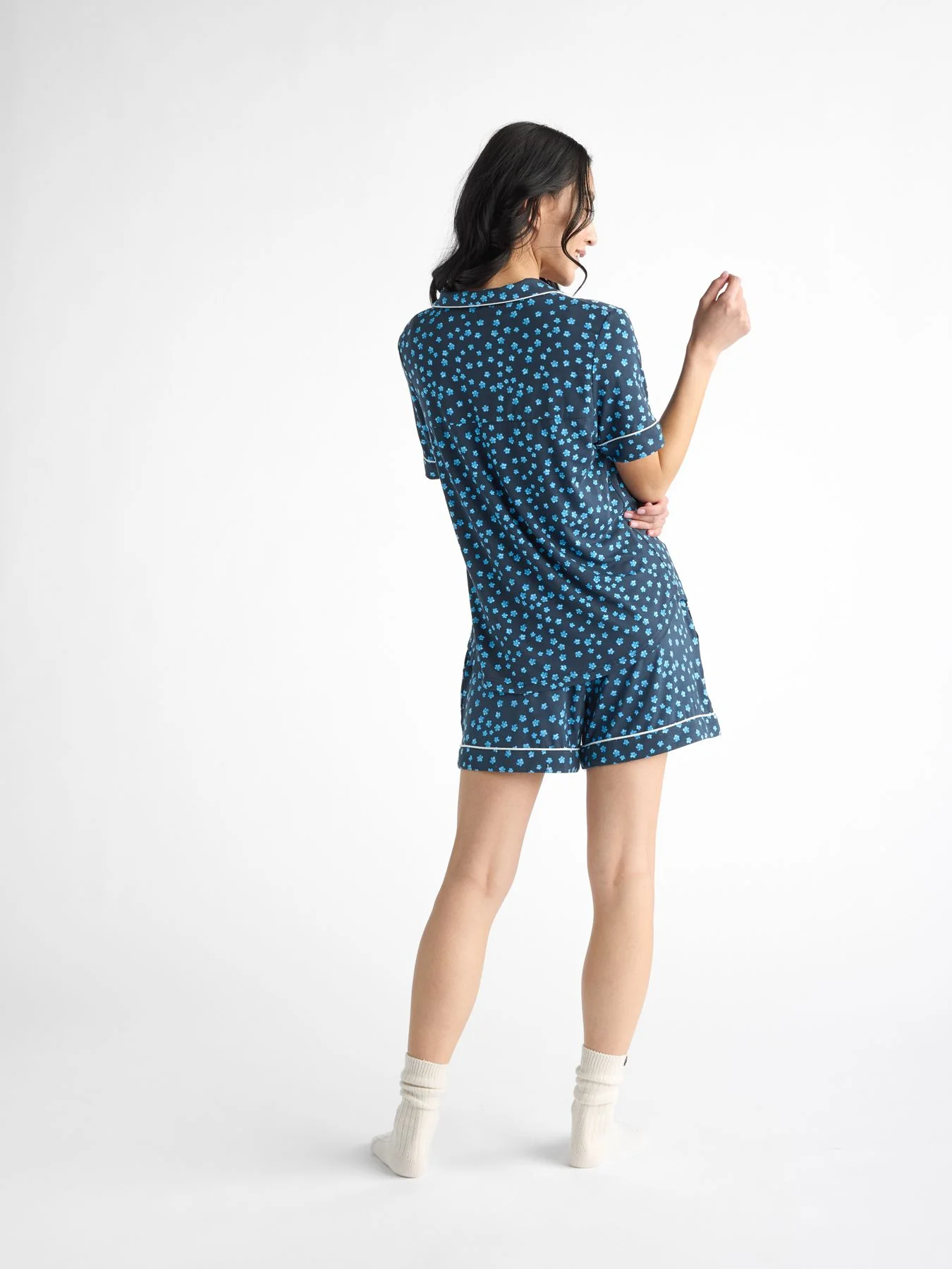Women's Bamboo Stretch-Knit Short Sleeve Pajama Set - Last Chance - Image 62