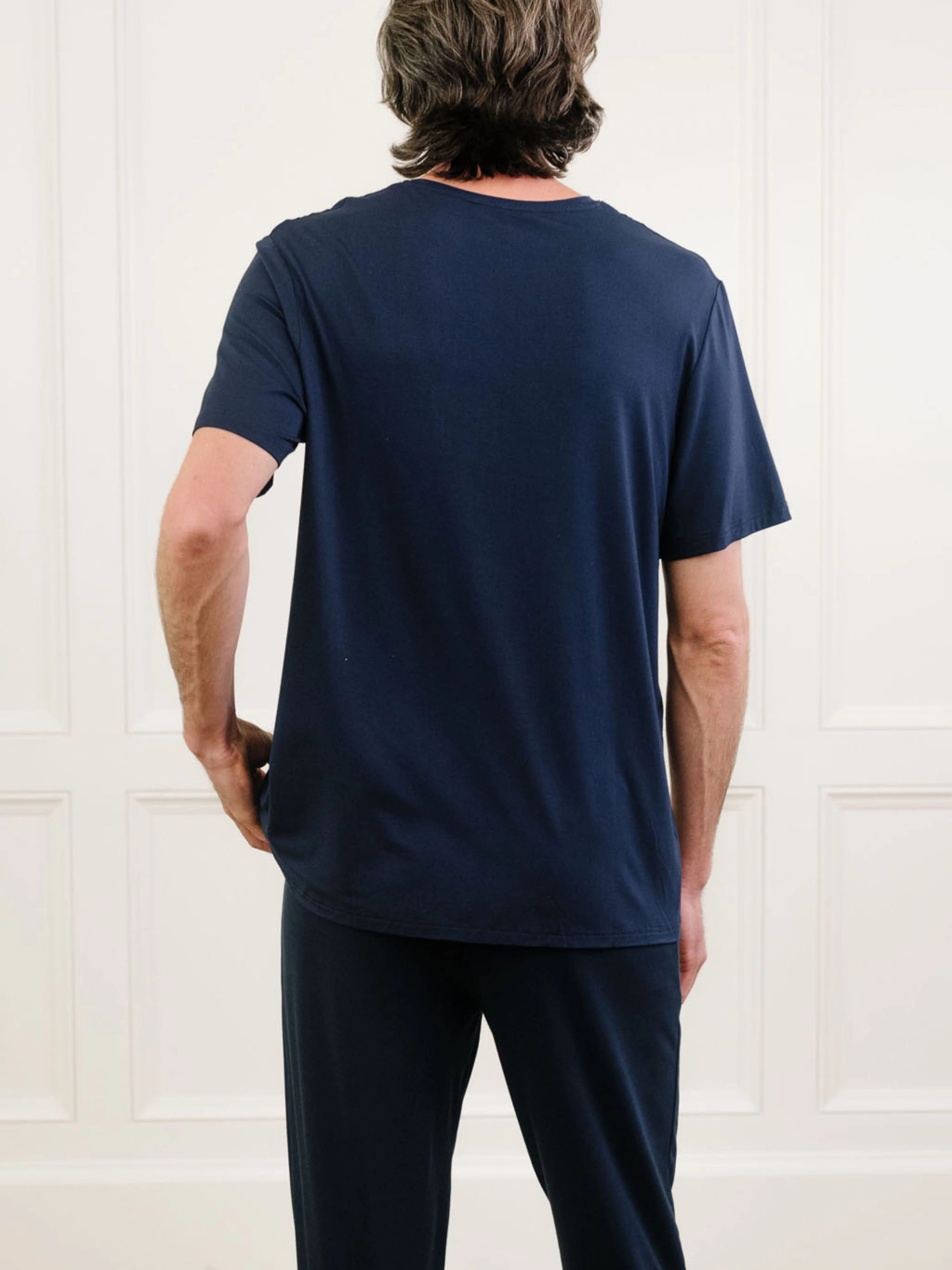Men's Bamboo Stretch-Knit Lounge Tee - Wholesale - Image 14