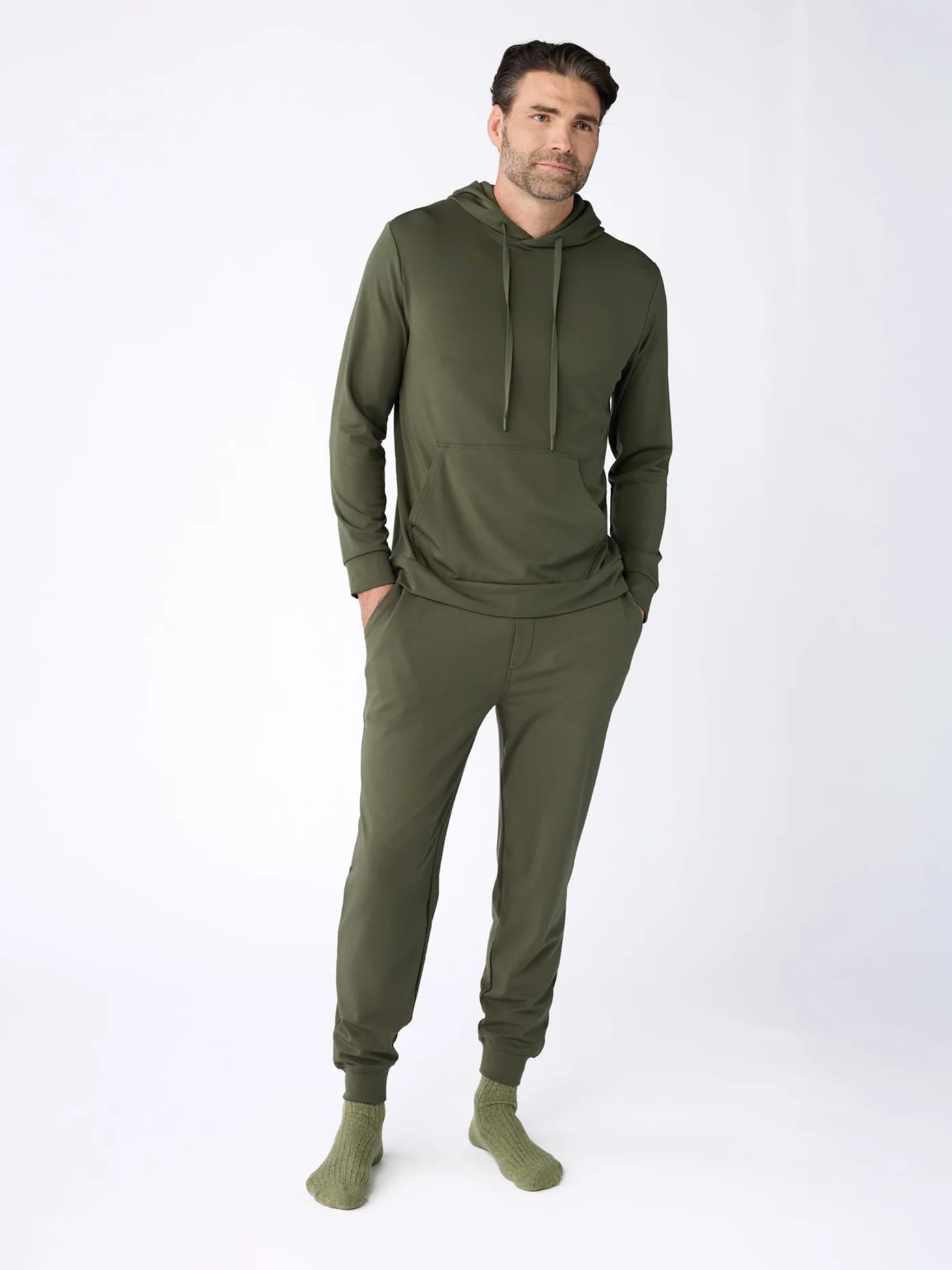Men's Brushed Bamboo Hoodie - Wholesale - Image 25