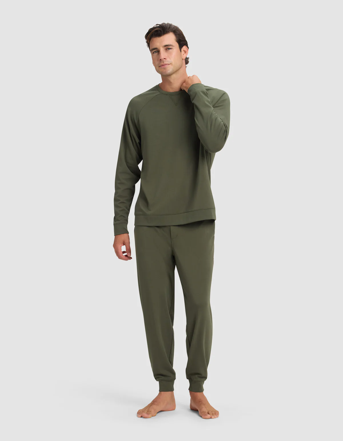 Men's Brushed Bamboo Jogger Set - Image 10