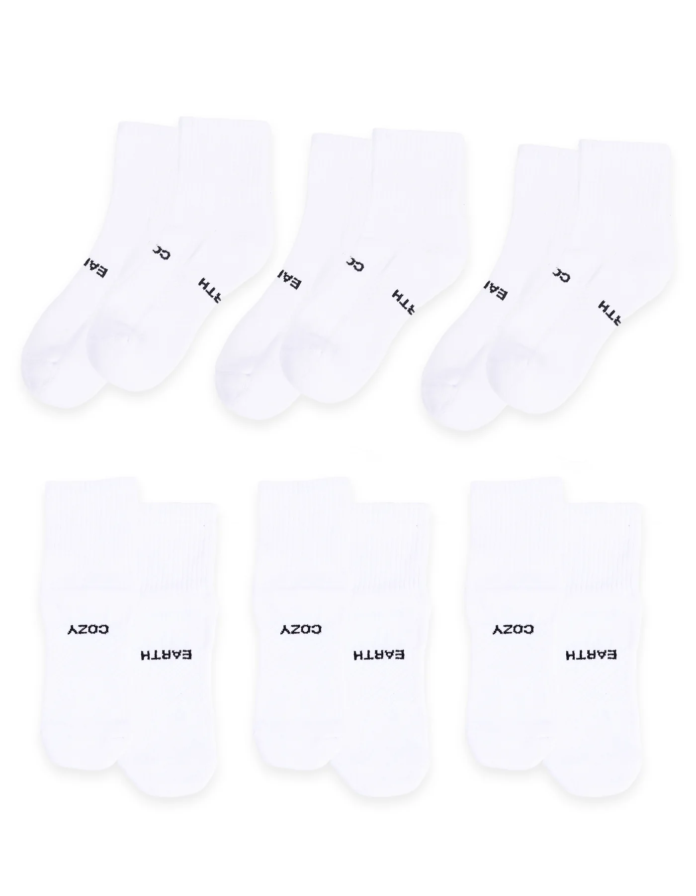 Women's Essential Quarter Sock 6-Pack - Image 5