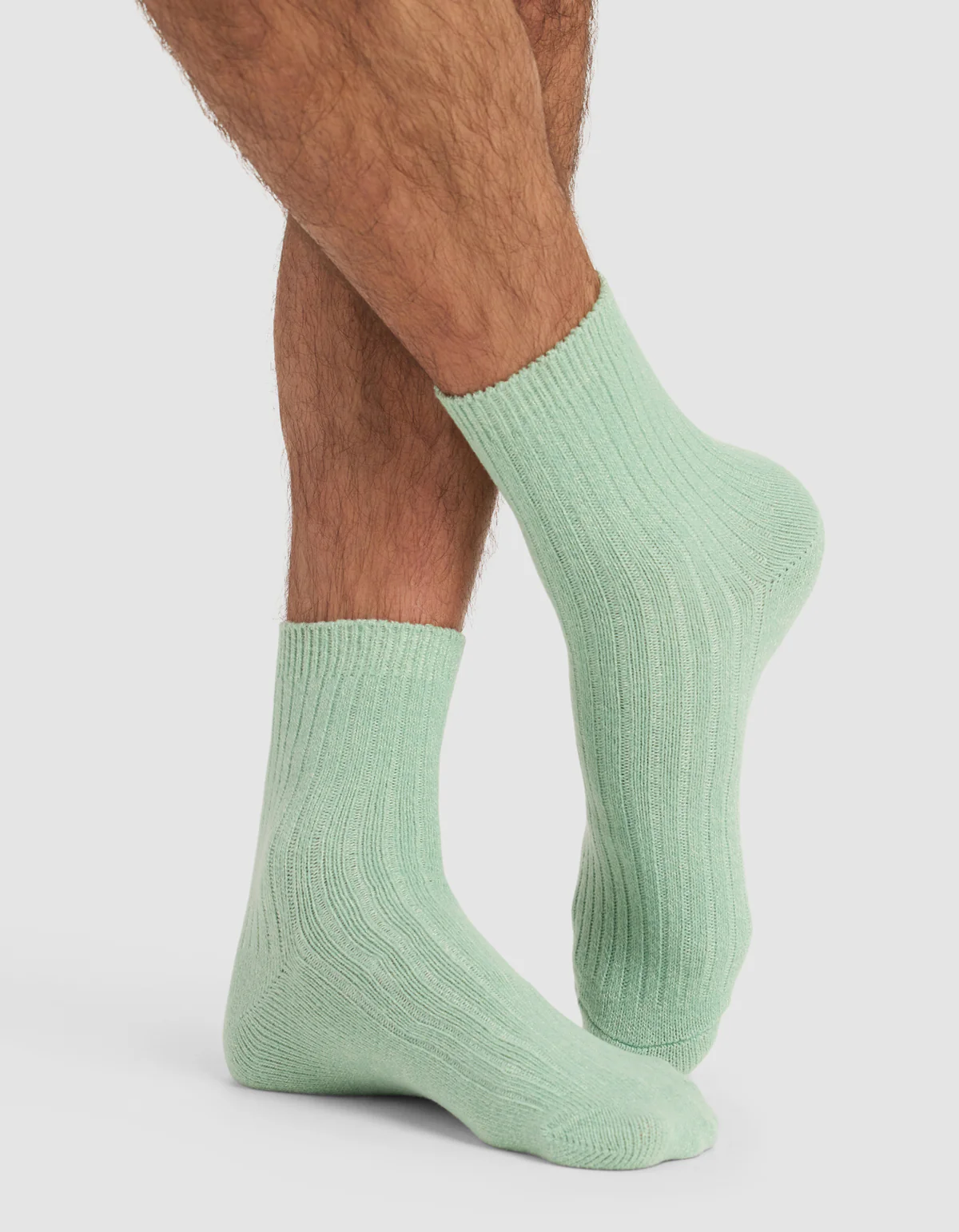 Men's Plush Lounge Quarter Sock - Image 8