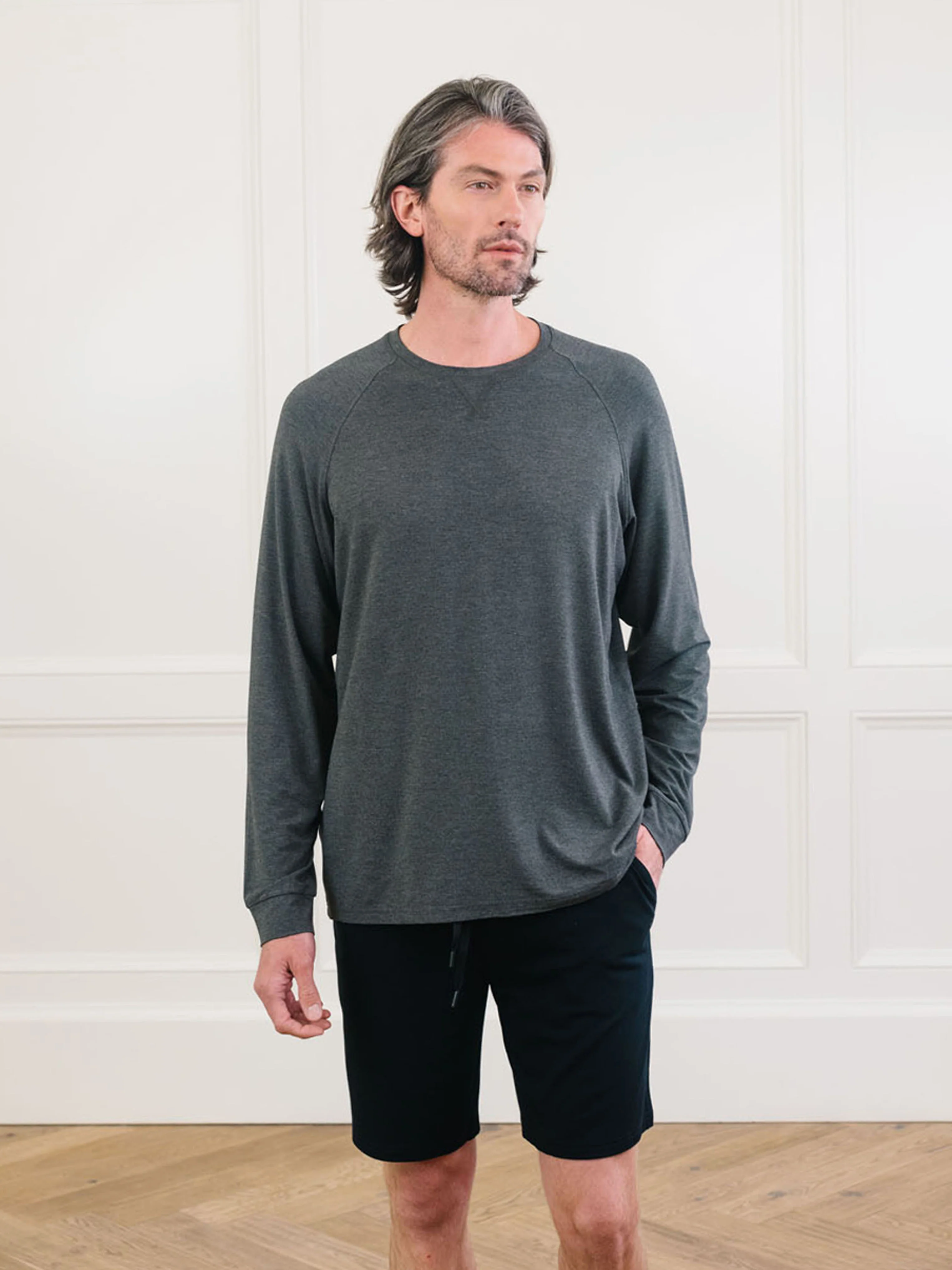 Men's Bamboo Stretch-Knit Long Sleeve - Wholesale - Image 9
