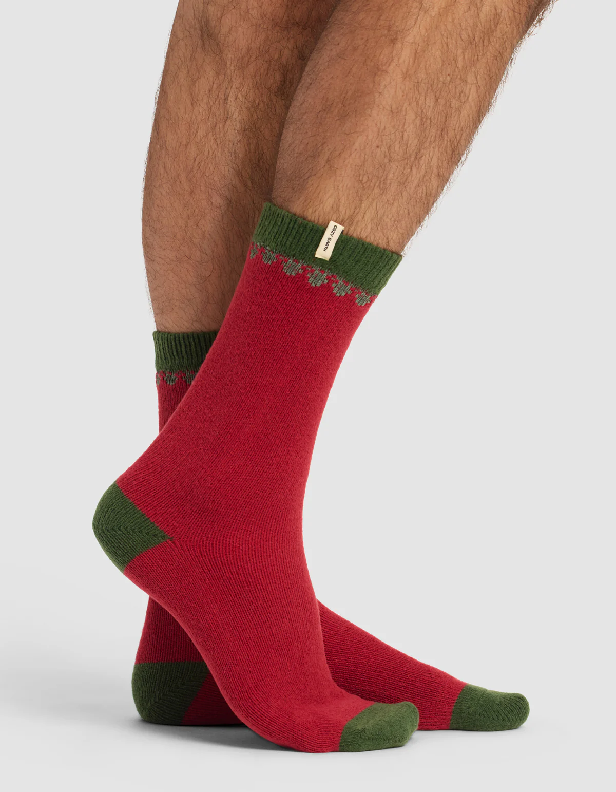 Mistletoe Plush Lounge Calf Sock - Last Chance - Image 10