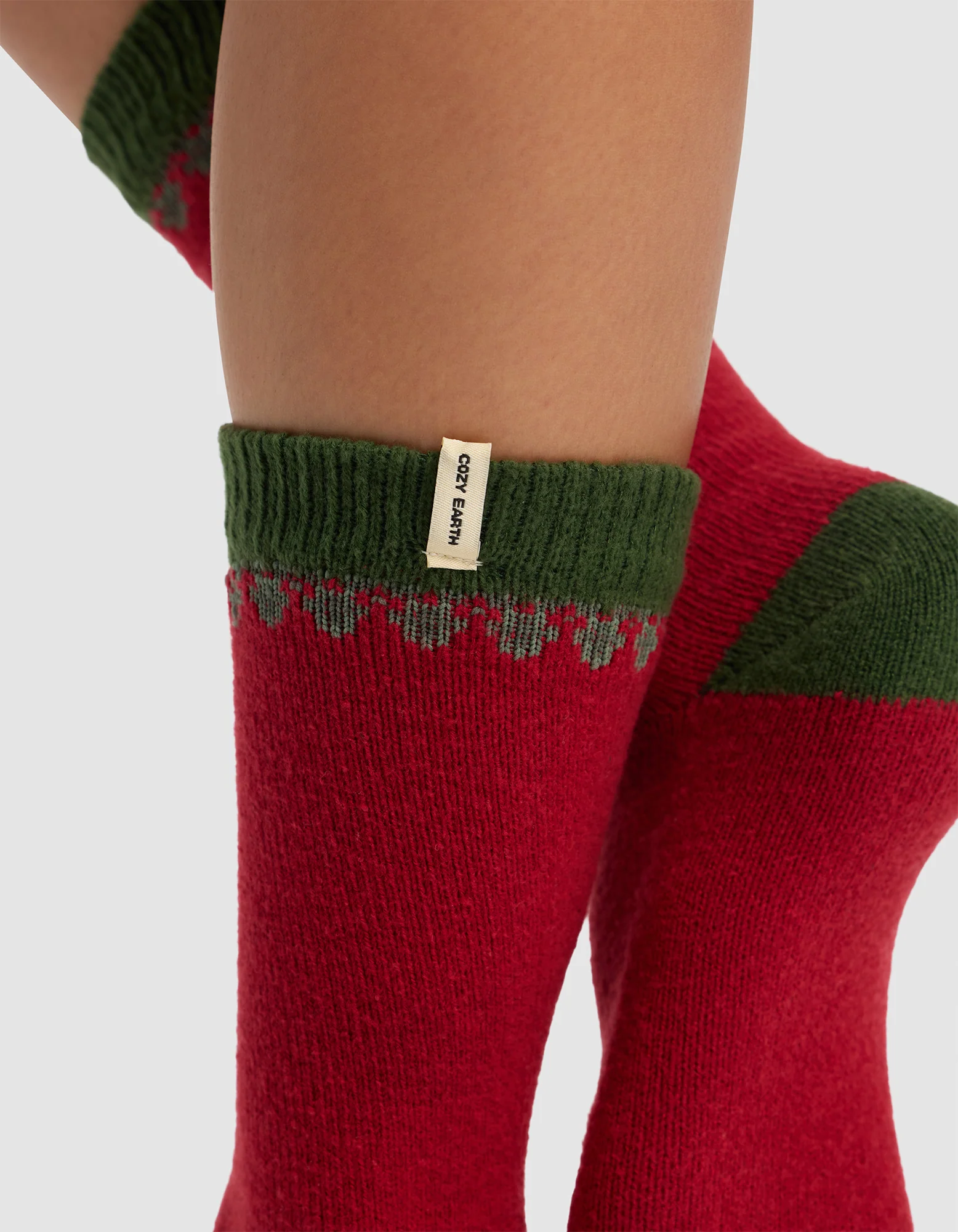 Mistletoe Plush Lounge Calf Sock - Last Chance - Image 2