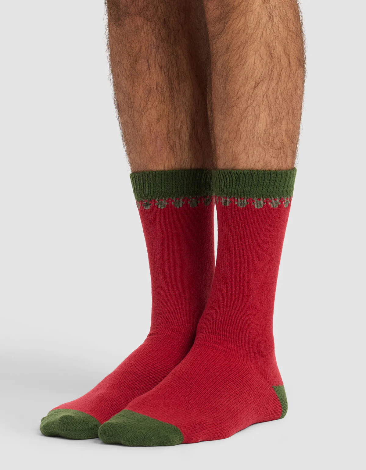 Mistletoe Plush Lounge Calf Sock - Last Chance - Image 9