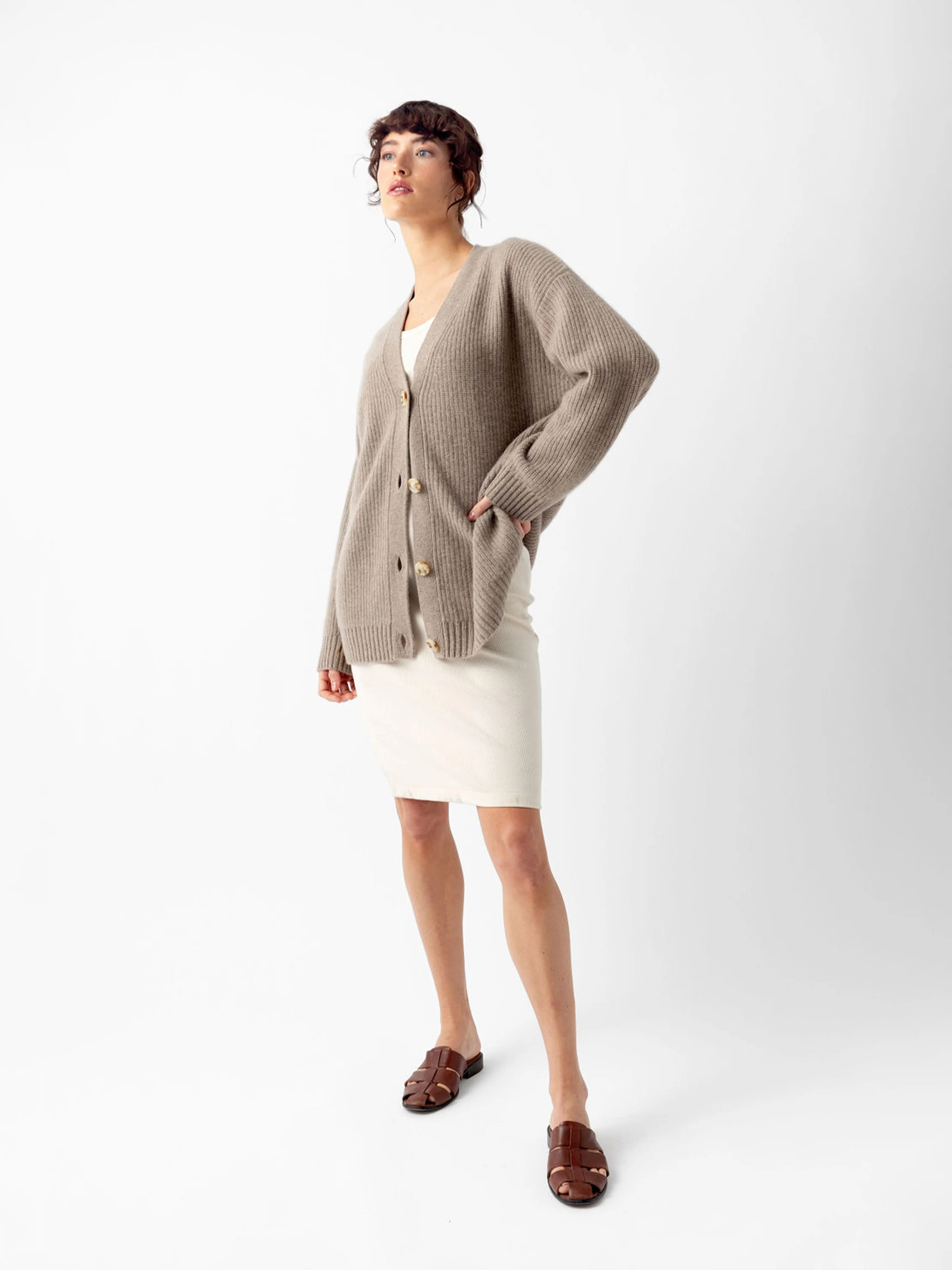 Oversized Sunday Cashmere Cardigan - Wholesale - Image 16