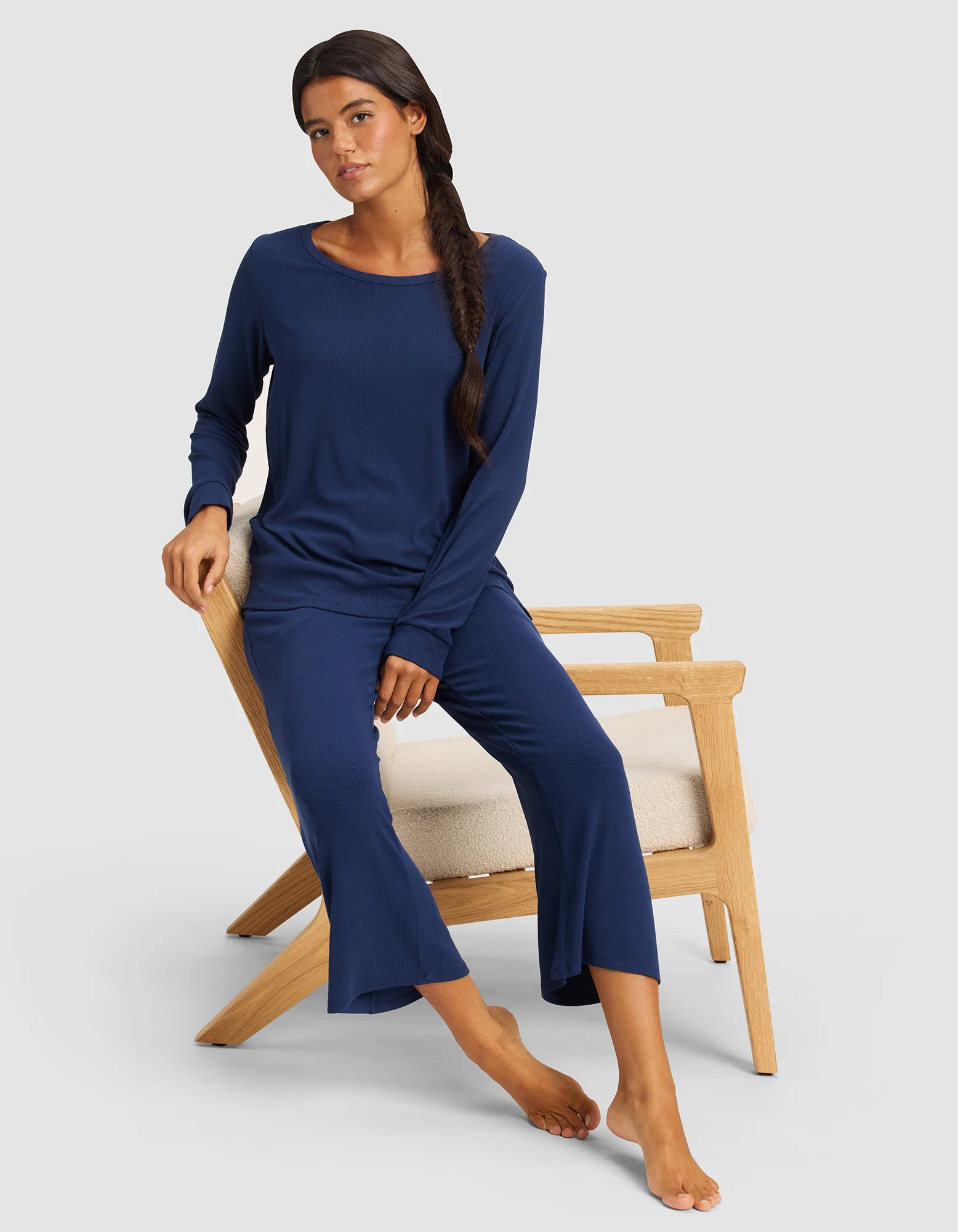Women’s Bamboo Rib-Knit Lounge Capri - Last Chance - Image 15