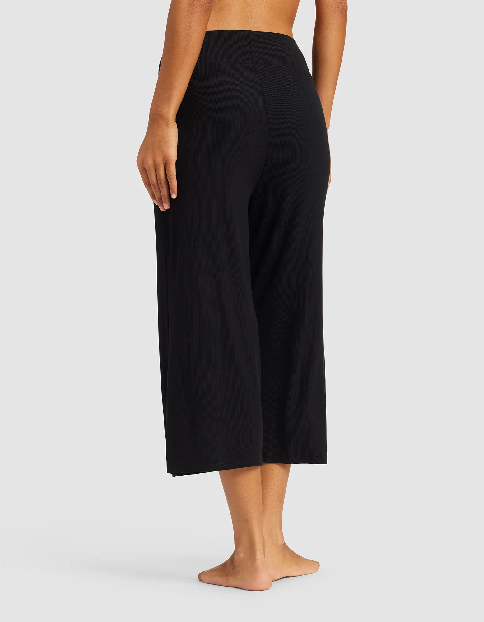 Women’s Bamboo Rib-Knit Lounge Capri - Last Chance - Image 4