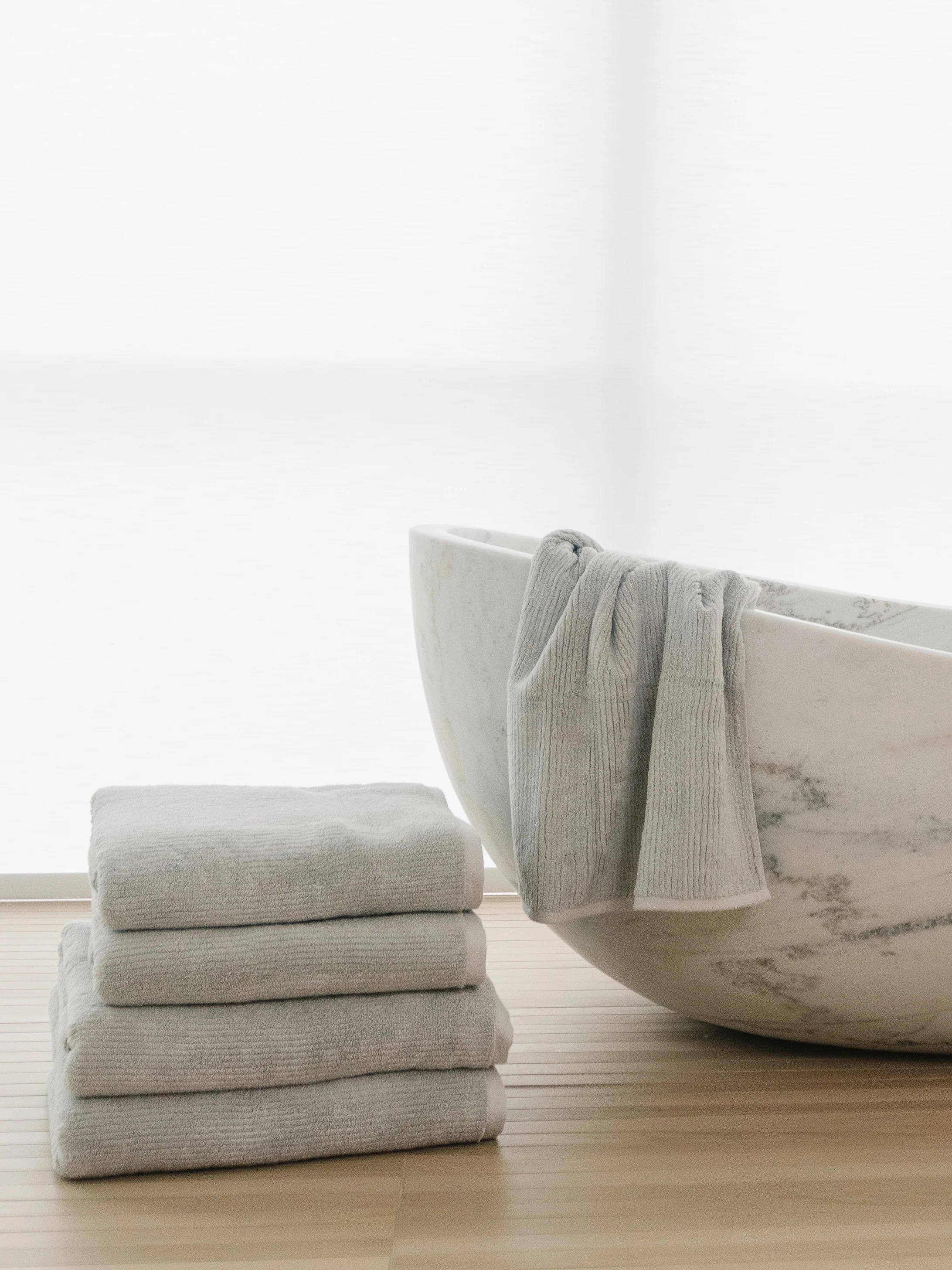 Ribbed Terry Bath Towel Set - Image 4