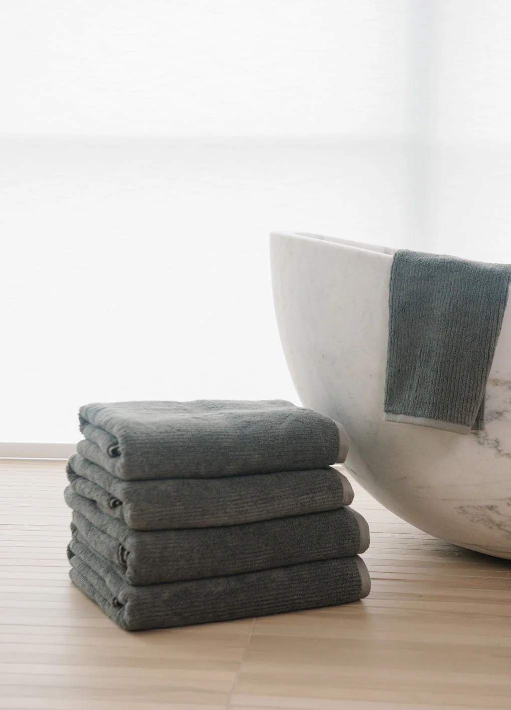 Ribbed Terry Bath Towel Set - Image 7