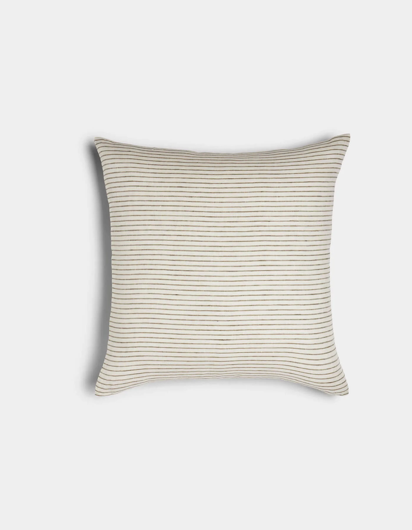 Striped Linen Throw Pillow - Image 3