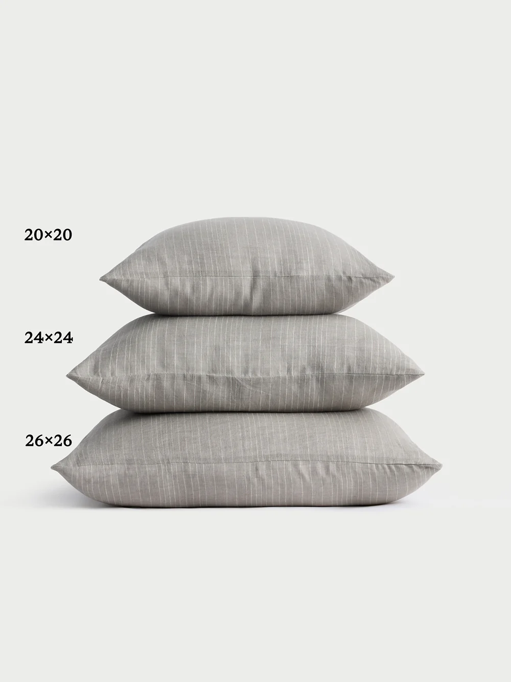 Striped Linen Throw Pillow - Image 45