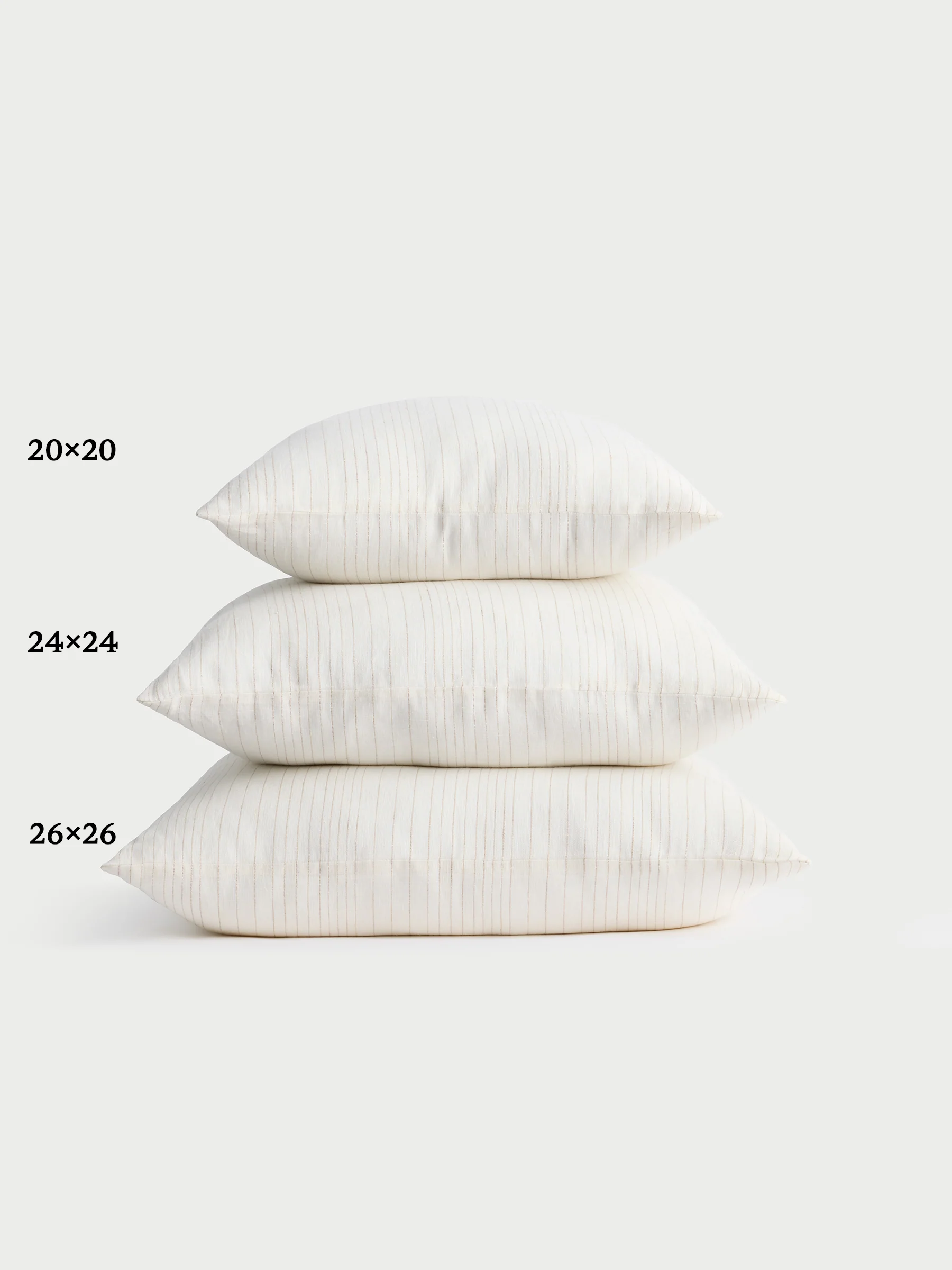 Striped Linen Throw Pillow - Image 60