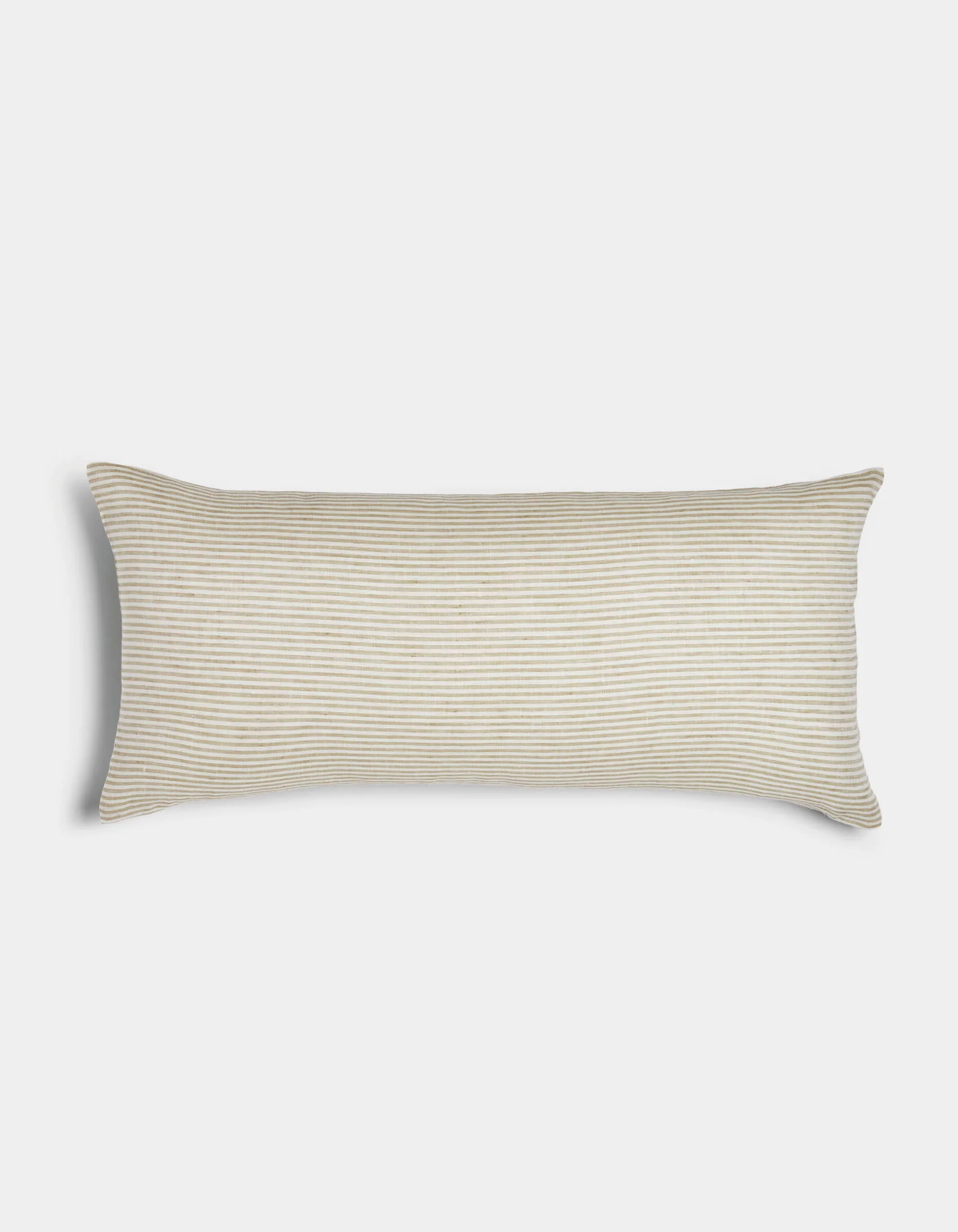 Striped Linen Throw Pillow - Image 69
