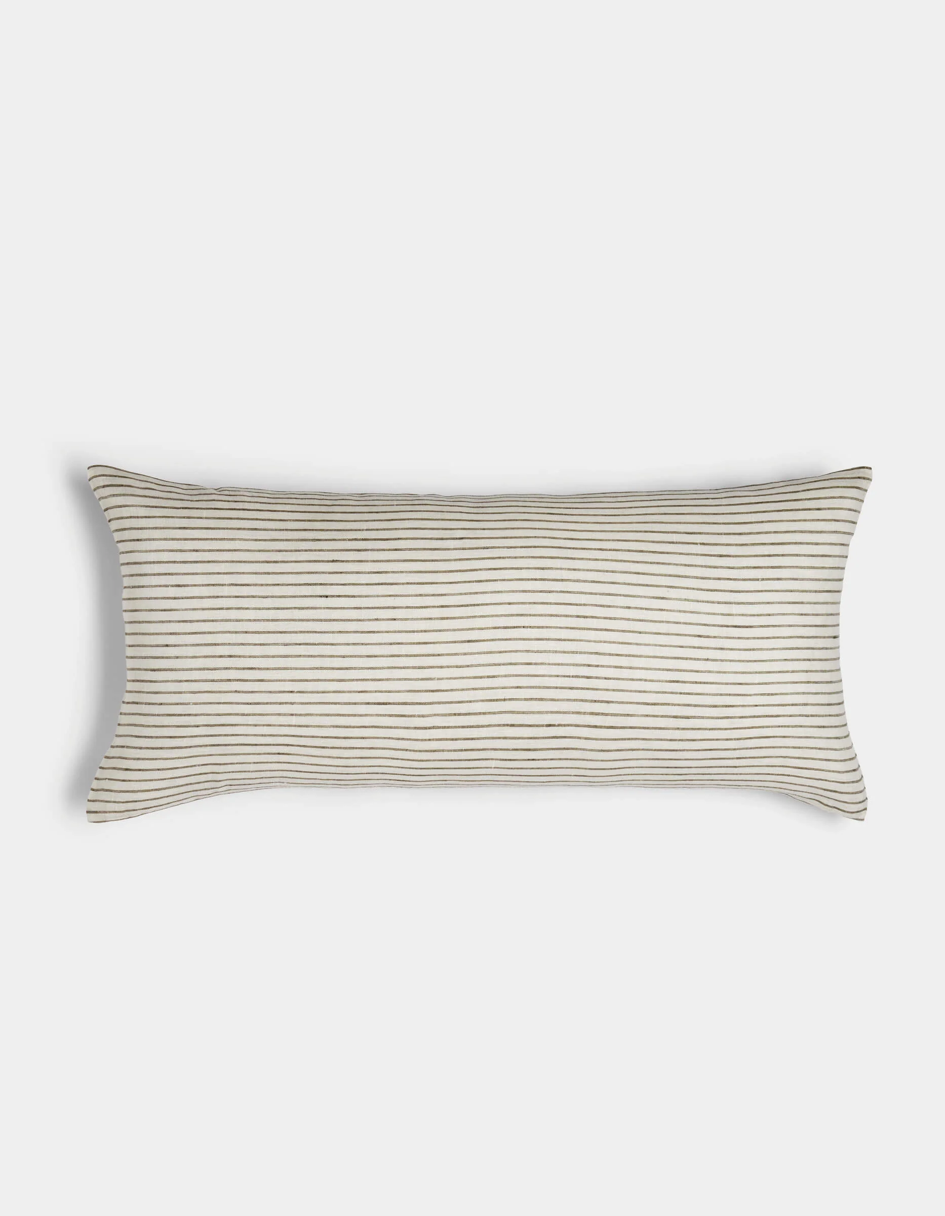 Striped Linen Throw Pillow - Image 78