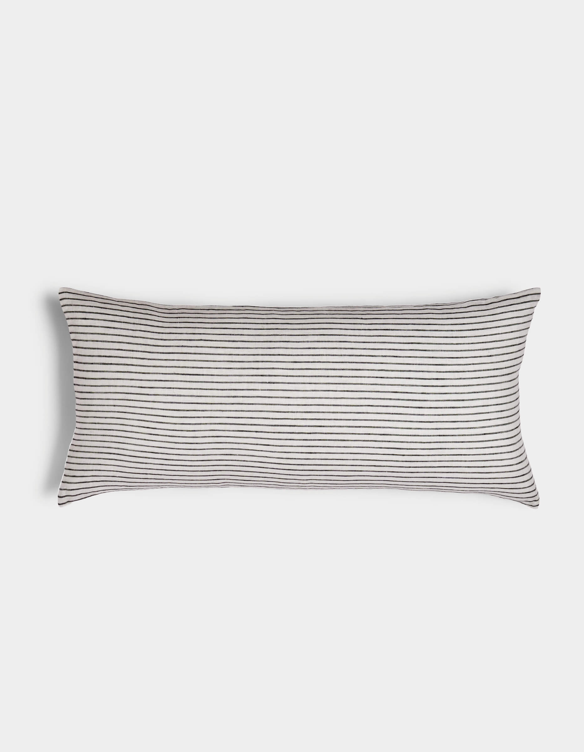 Striped Linen Throw Pillow - Image 82
