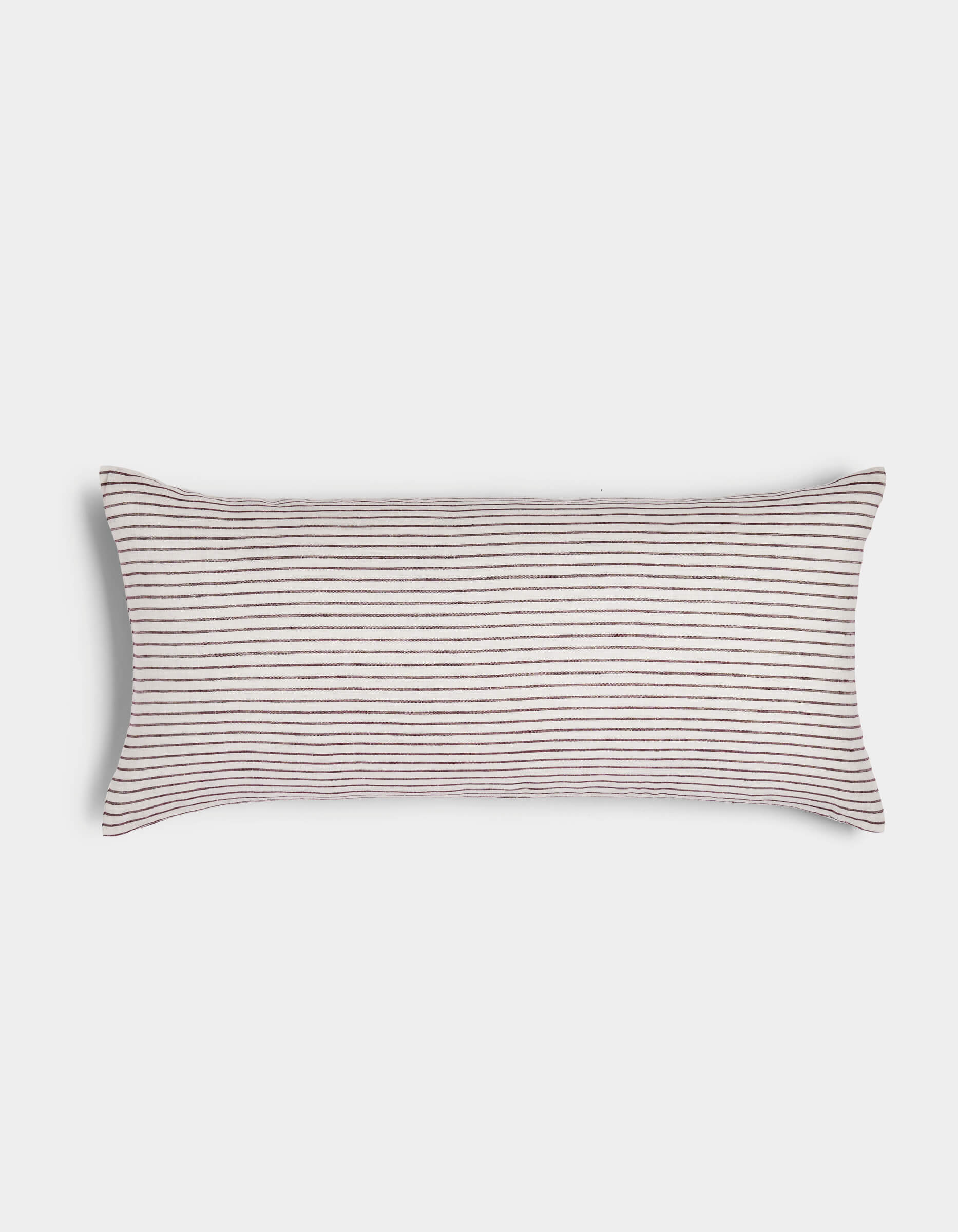 Striped Linen Throw Pillow - Image 86