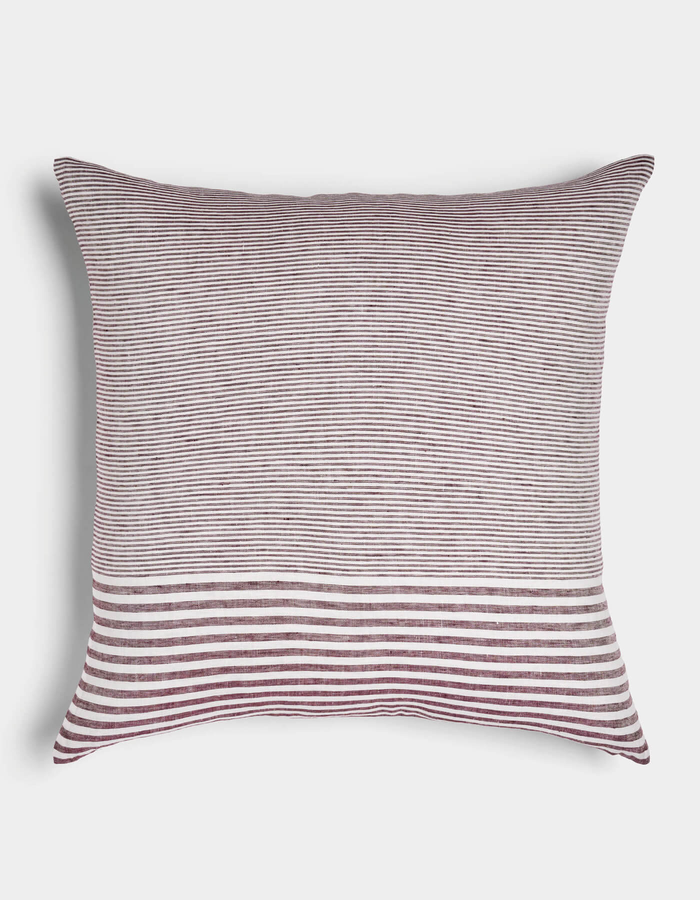 Striped Linen Throw Pillow - Image 91