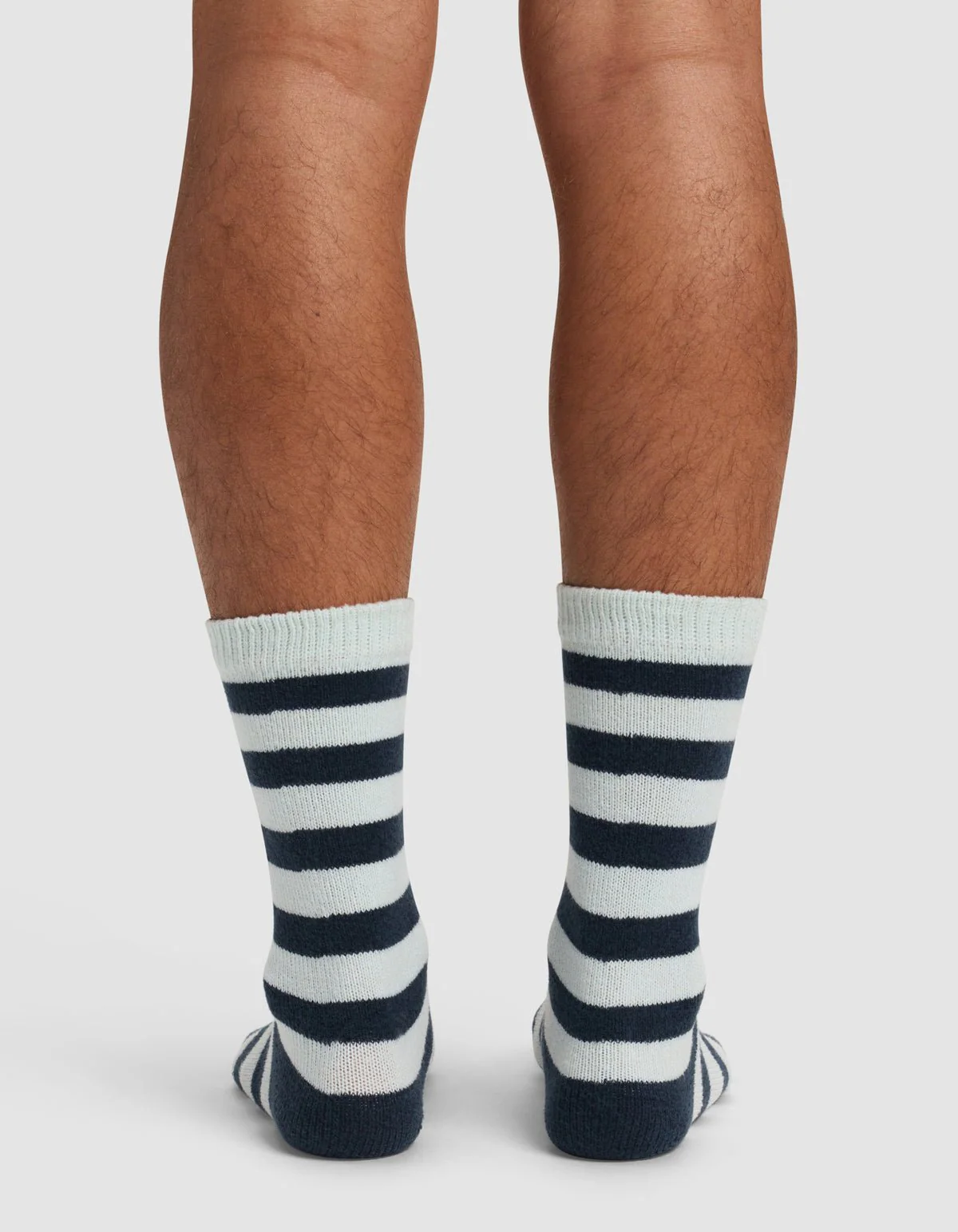 Striped Plush Lounge Calf Sock - Last Chance - Image 12