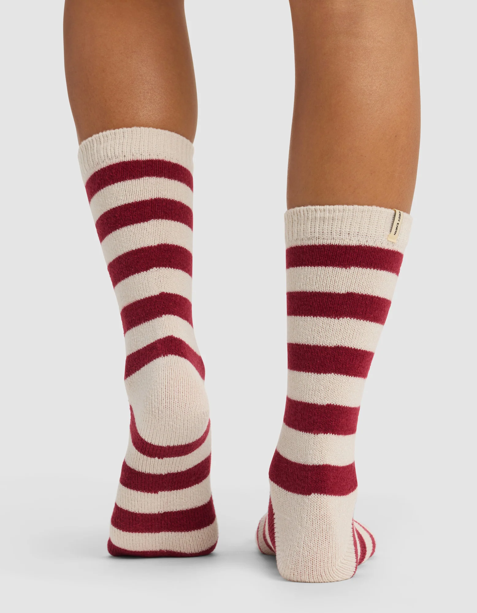 Striped Plush Lounge Calf Sock - Last Chance - Image 17