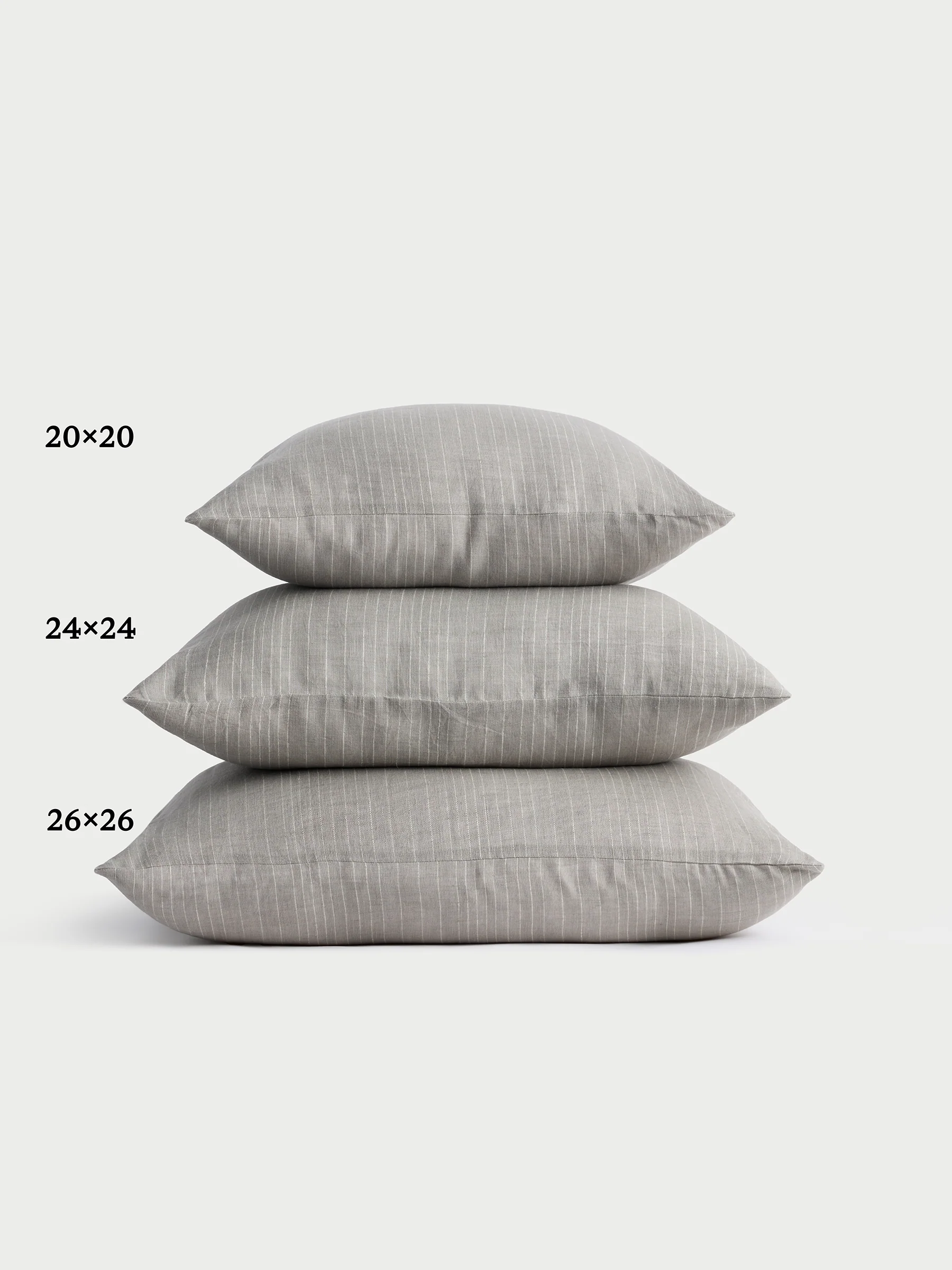 Striped Linen Throw Pillow - Image 41