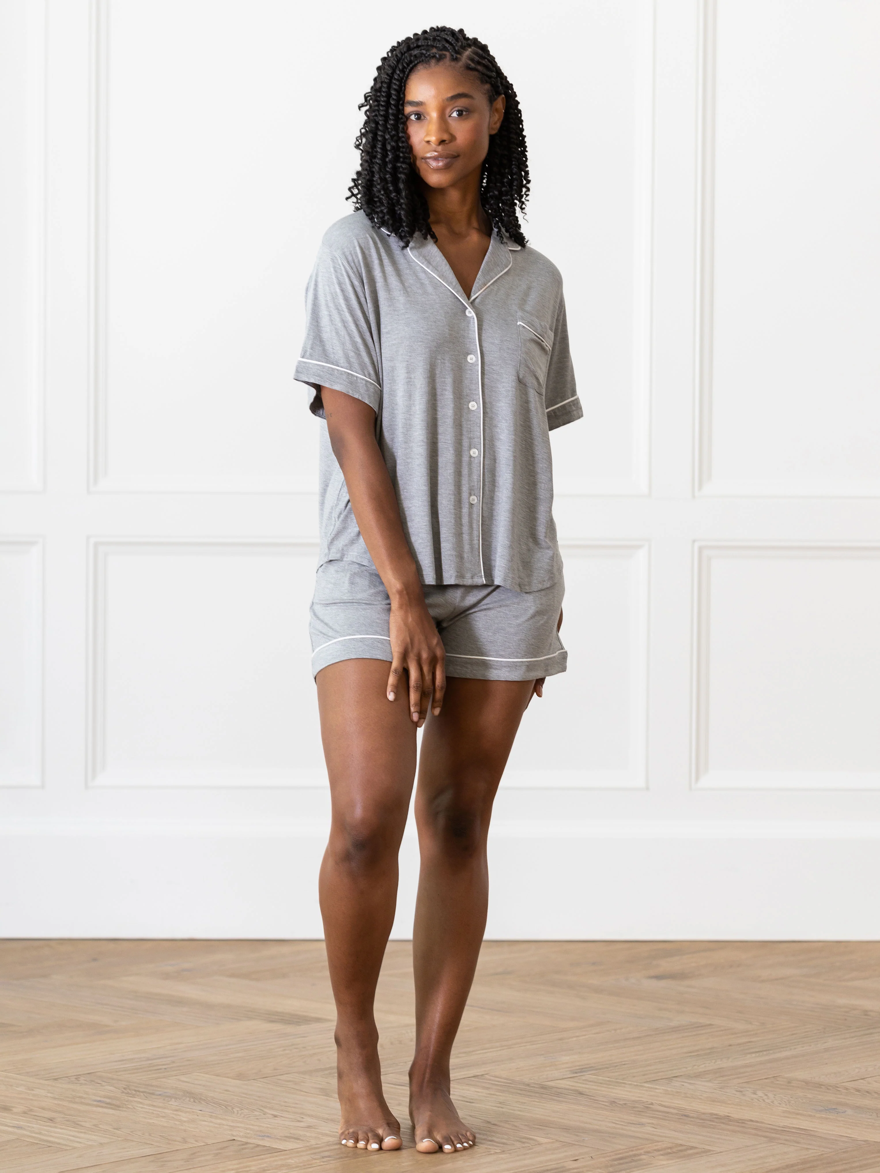 Women's Bamboo Stretch-Knit Pajama Short - Wholesale - Image 21