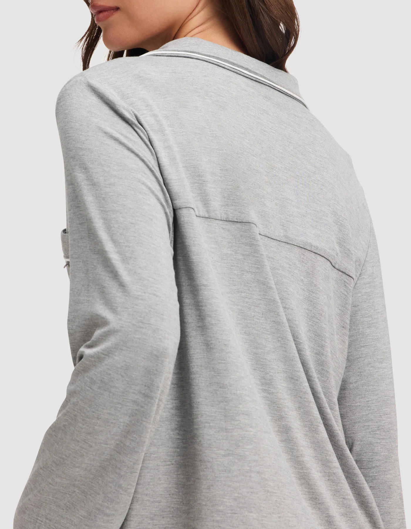 Women's Bamboo Stretch-Knit Long Sleeve Pajama Top TALL - Image 15