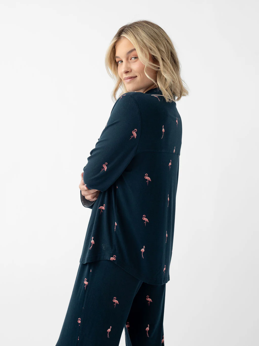 Women's Bamboo Stretch-Knit Long Sleeve Pajama Top - Wholesale - Image 95