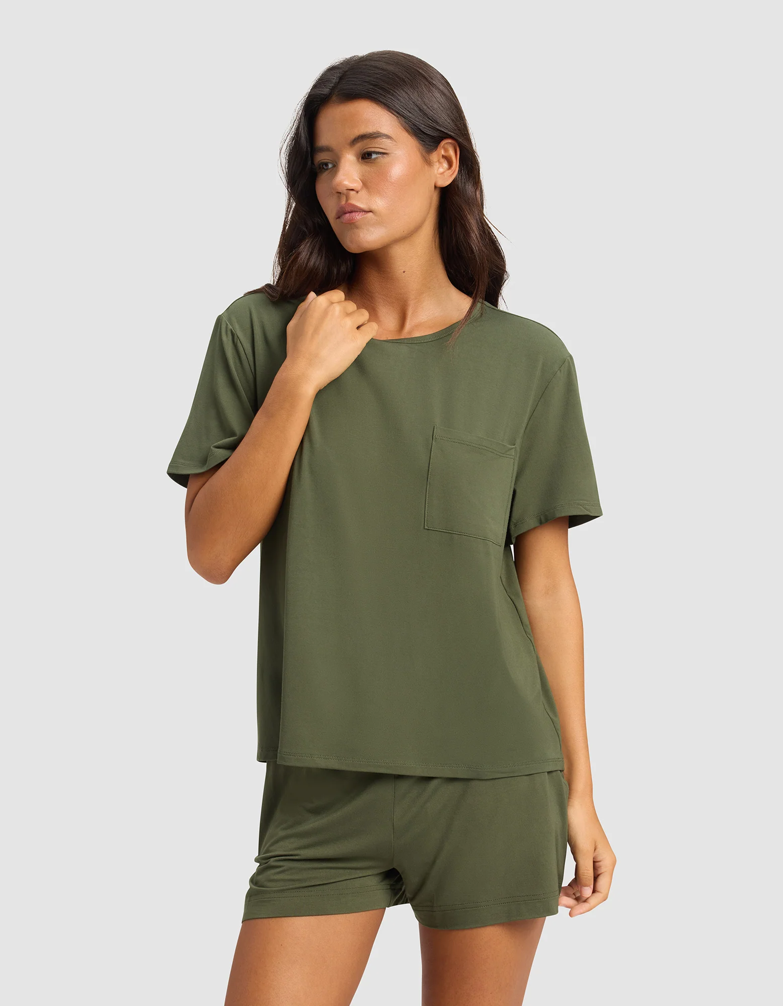Women's Bamboo Stretch-Knit Lounge Tee - Image 13