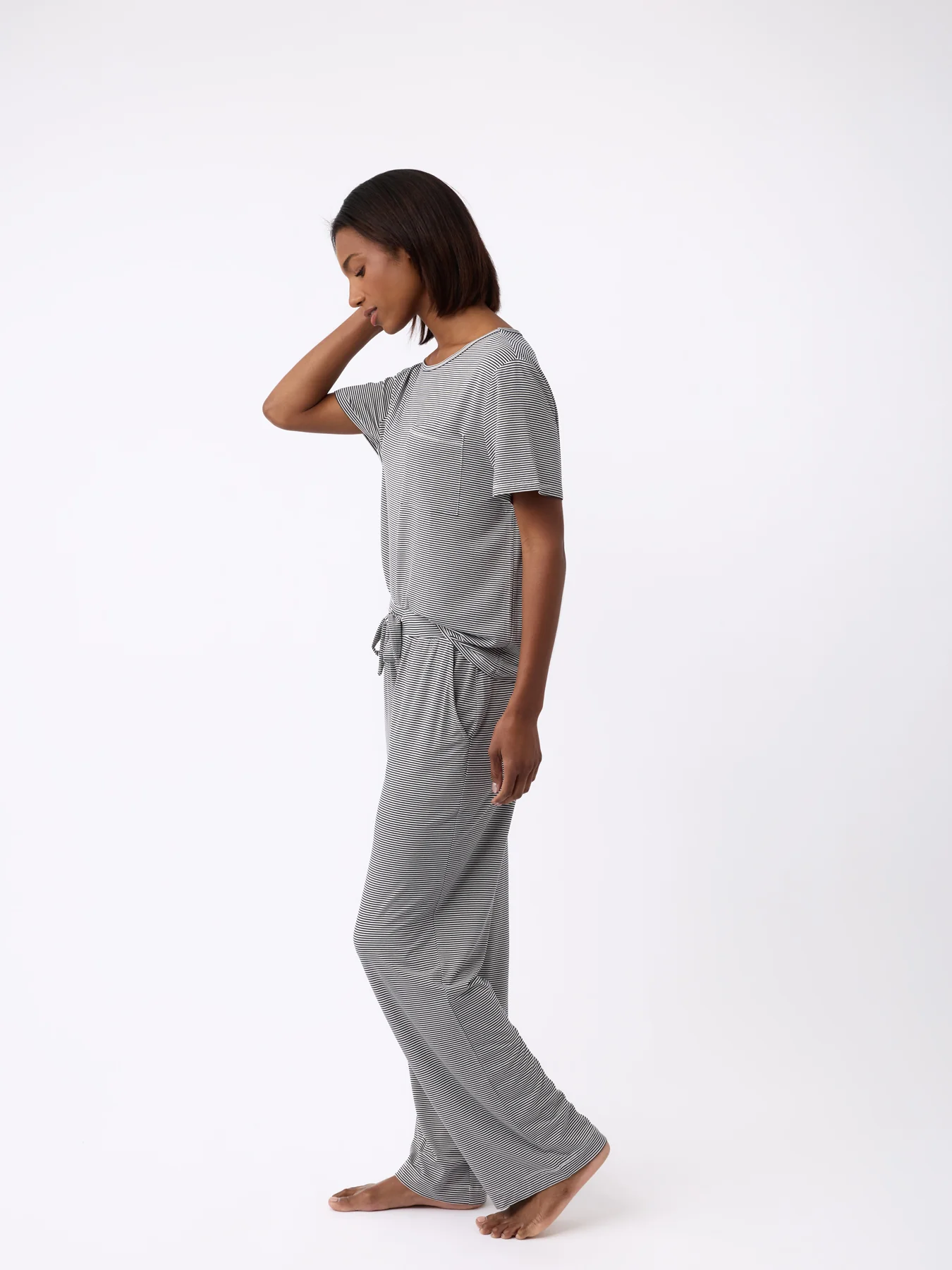 Women's Bamboo Stretch-Knit Lounge Tee - Image 35