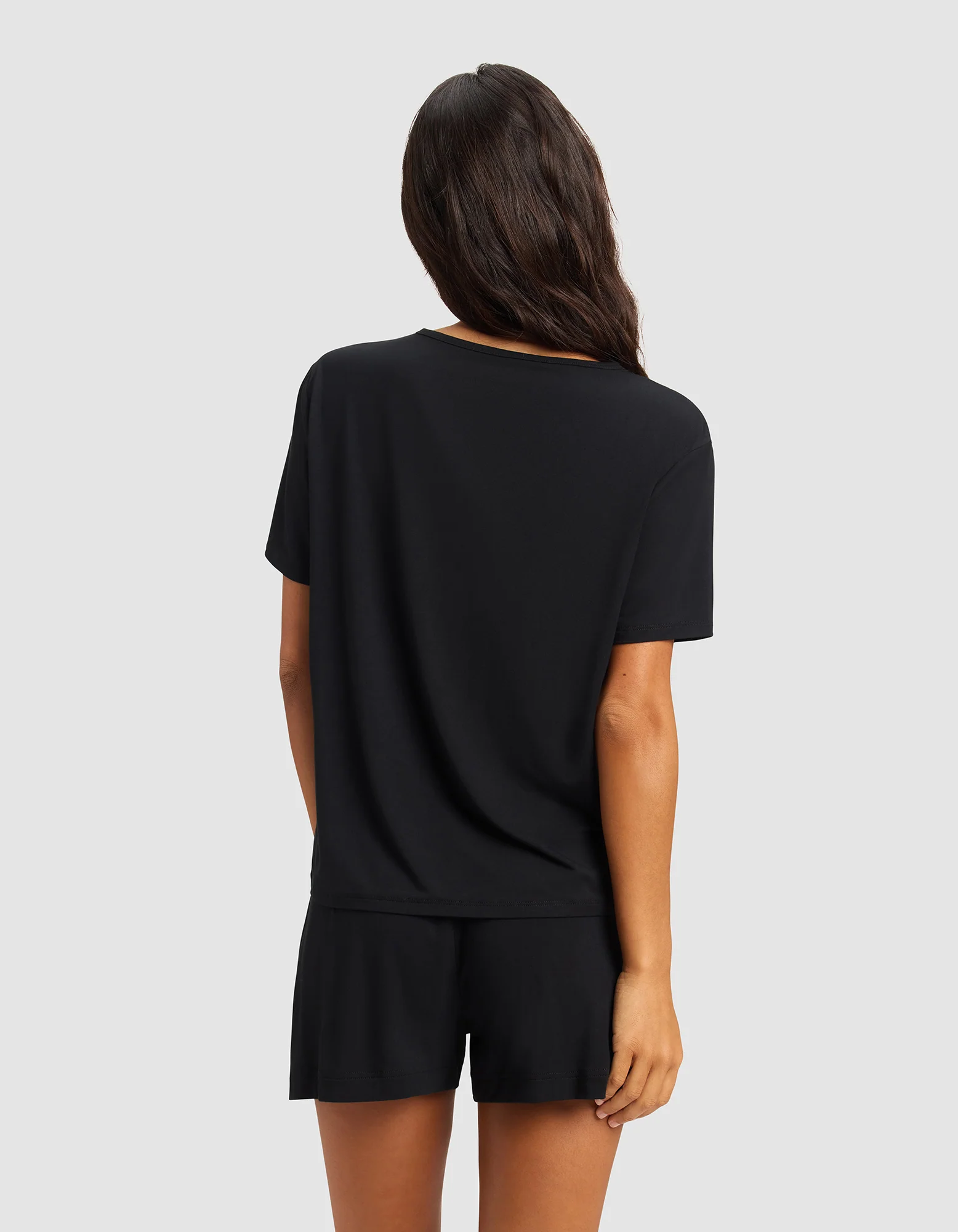 Women's Bamboo Stretch-Knit Lounge Tee - Image 4