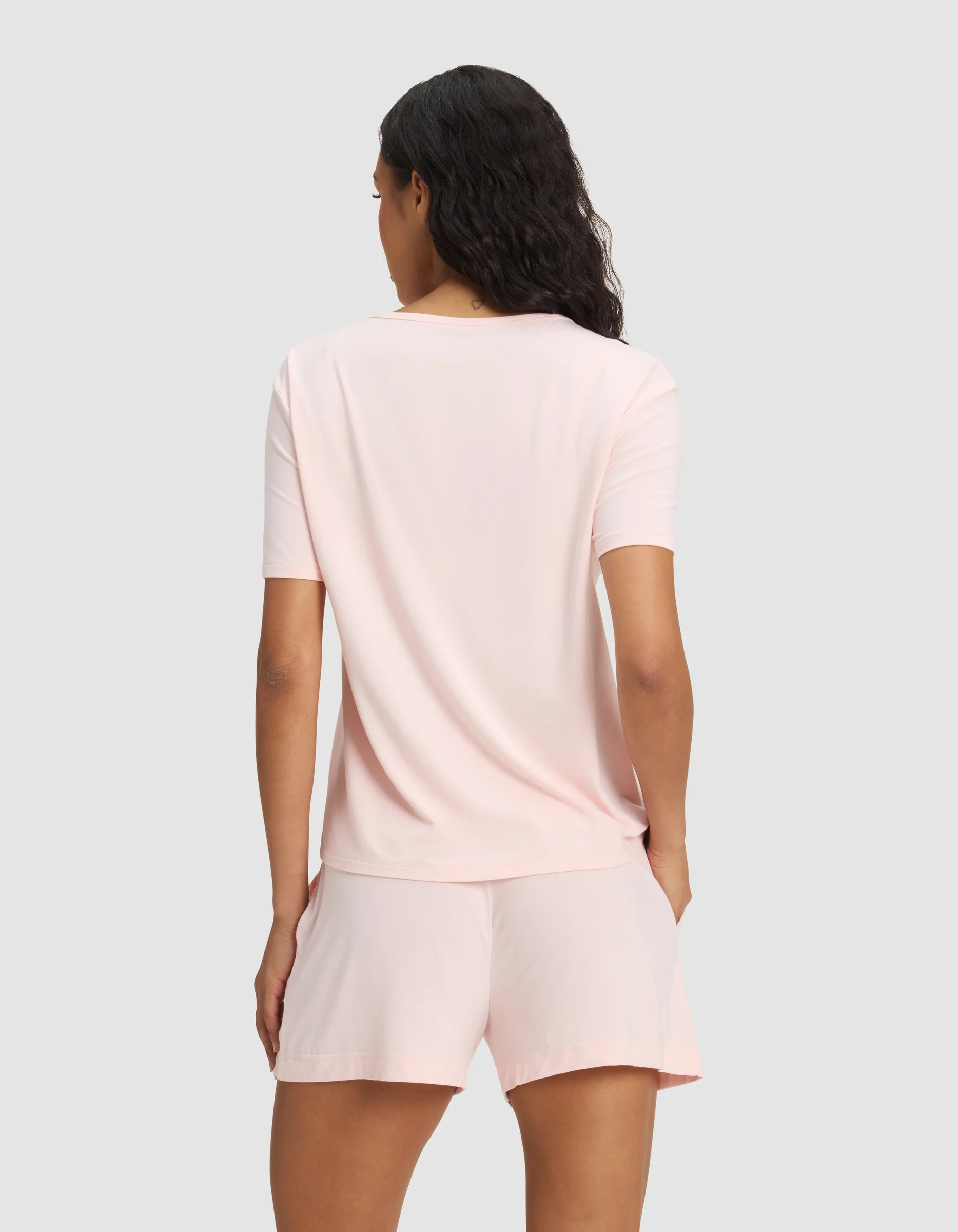Women's Bamboo Stretch-Knit Lounge Tee - Image 8