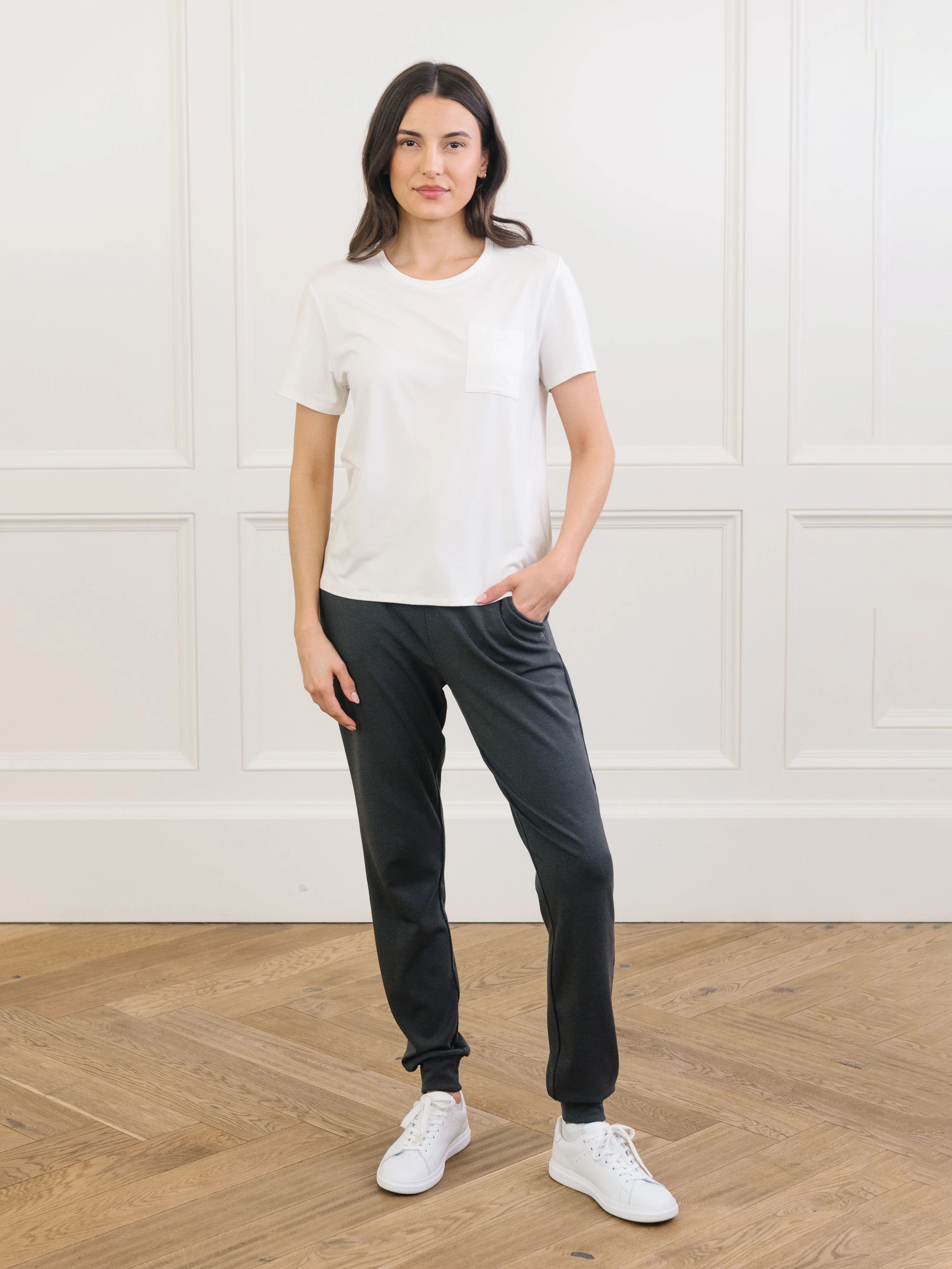 Women's Bamboo Stretch-Knit Lounge Tee - Image 18