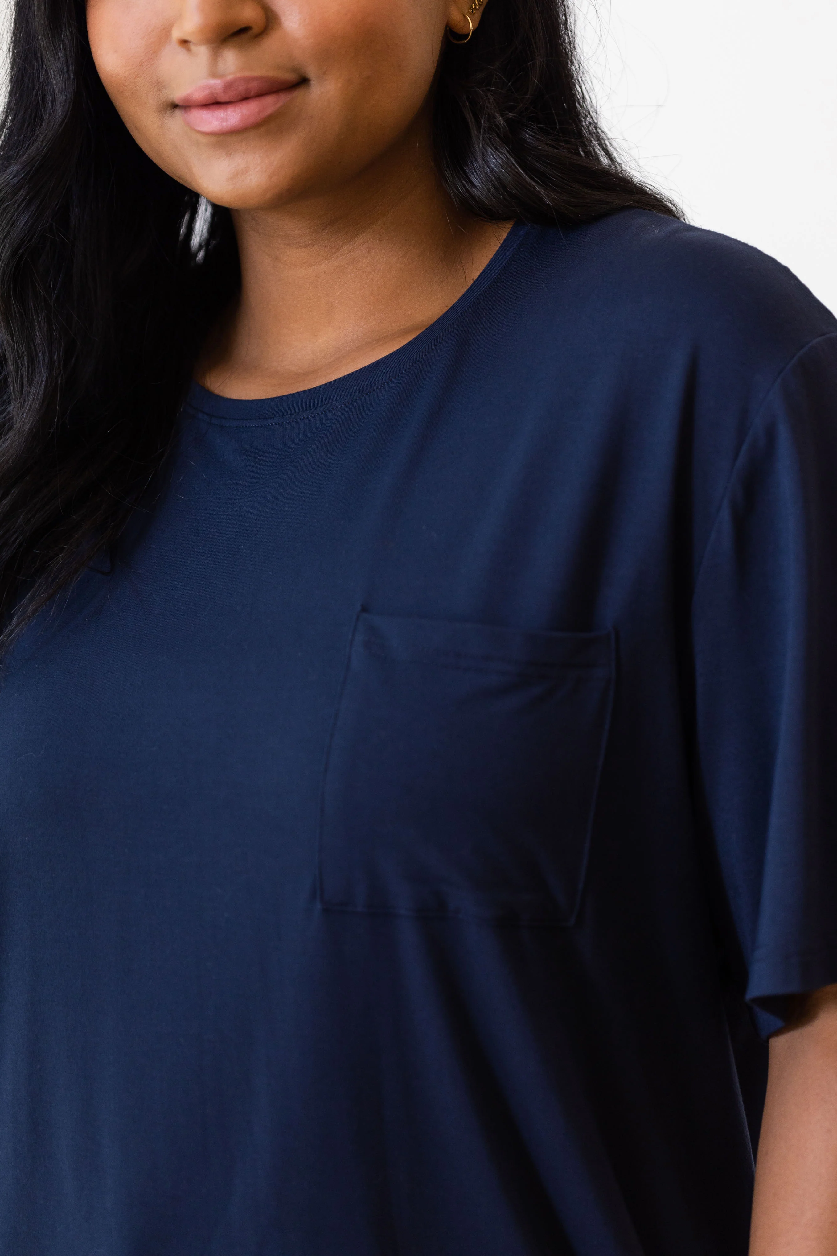 Women's Bamboo Stretch-Knit Lounge Tee - Image 31