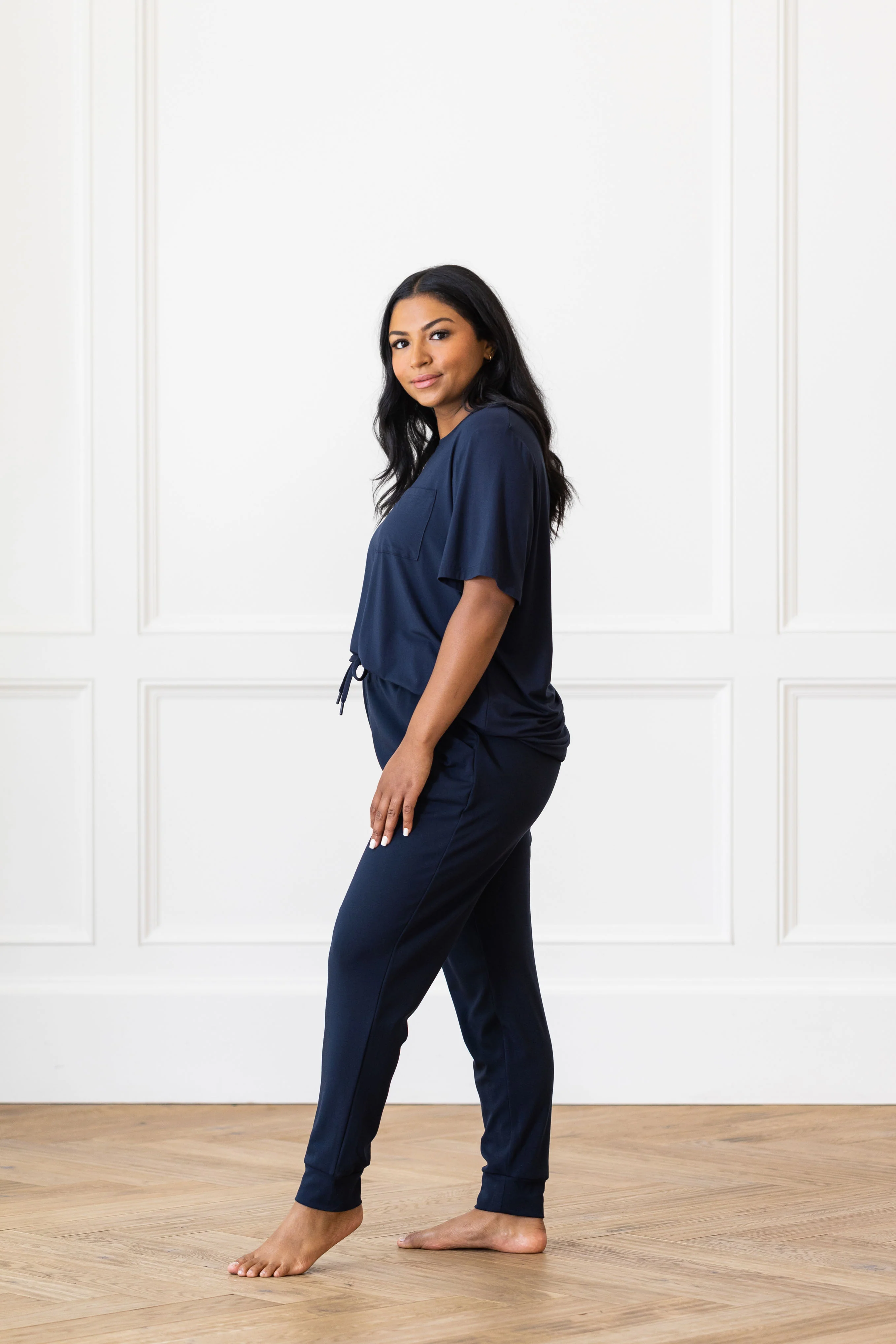 Women's Bamboo Stretch-Knit Lounge Tee - Image 32