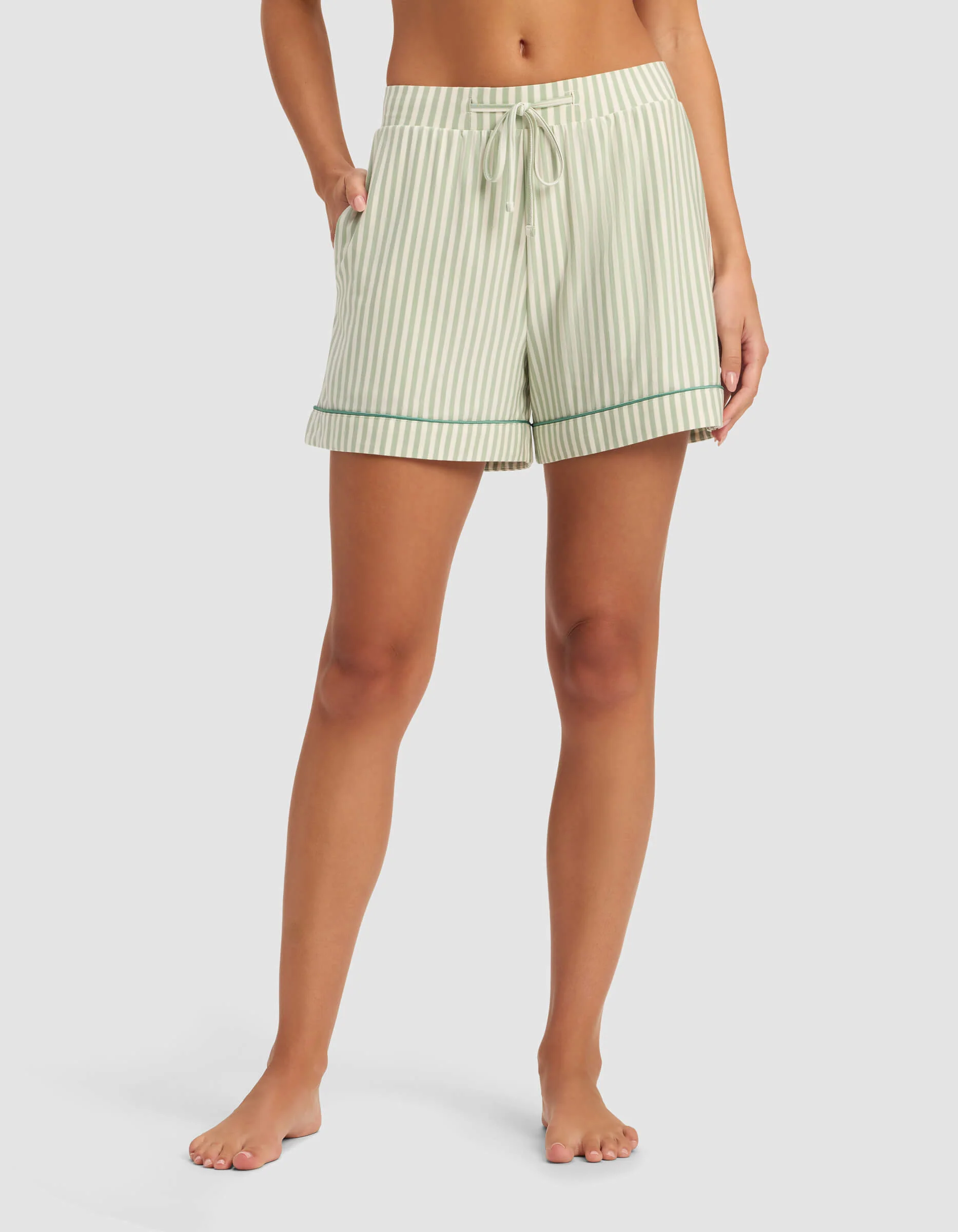 Women's Bamboo Stretch-Knit Short Sleeve Pajama Set - Image 99