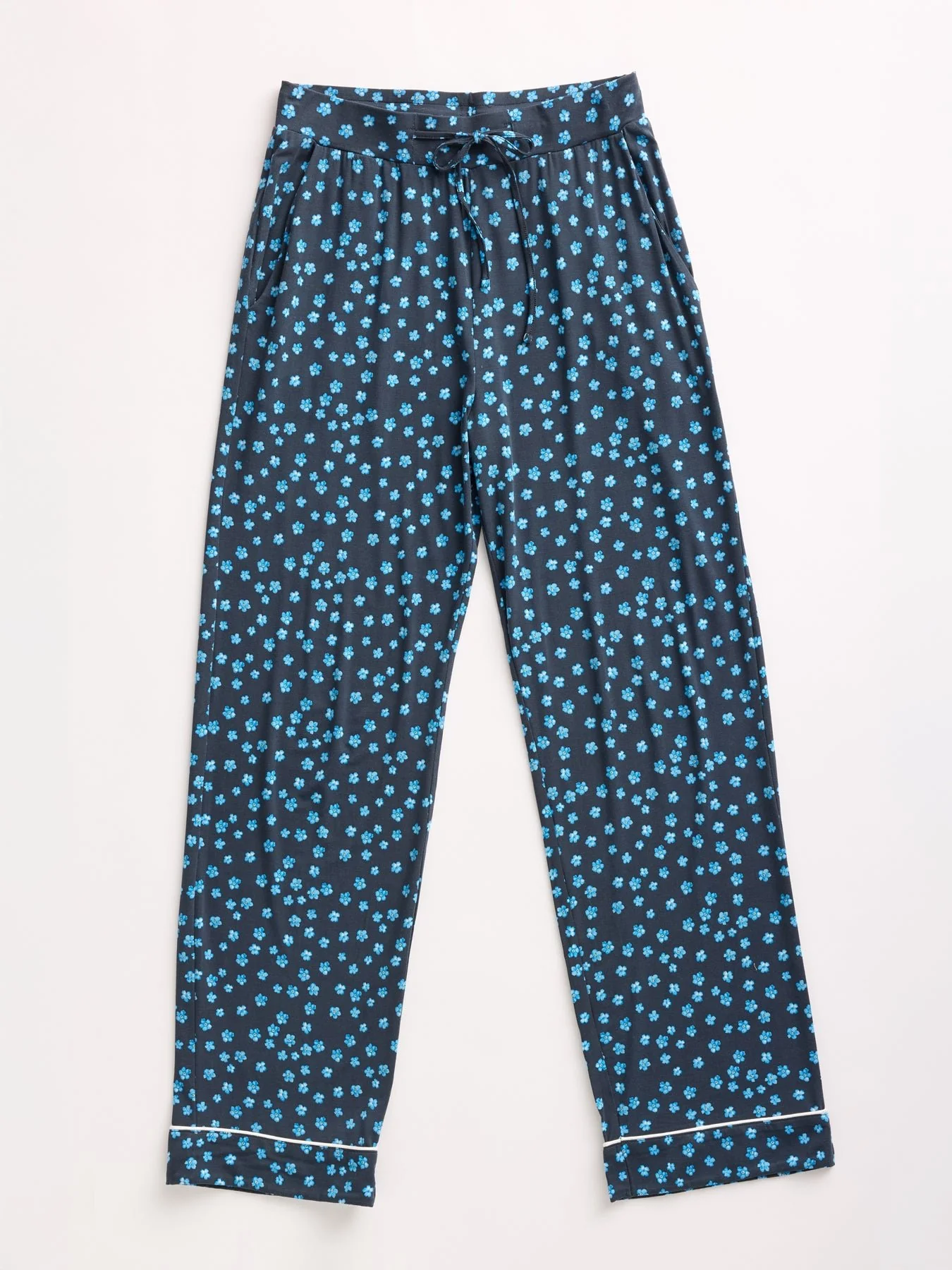 Women's Bamboo Stretch-Knit Short Sleeve & Pant Pajama Set - Last Chance - Image 101