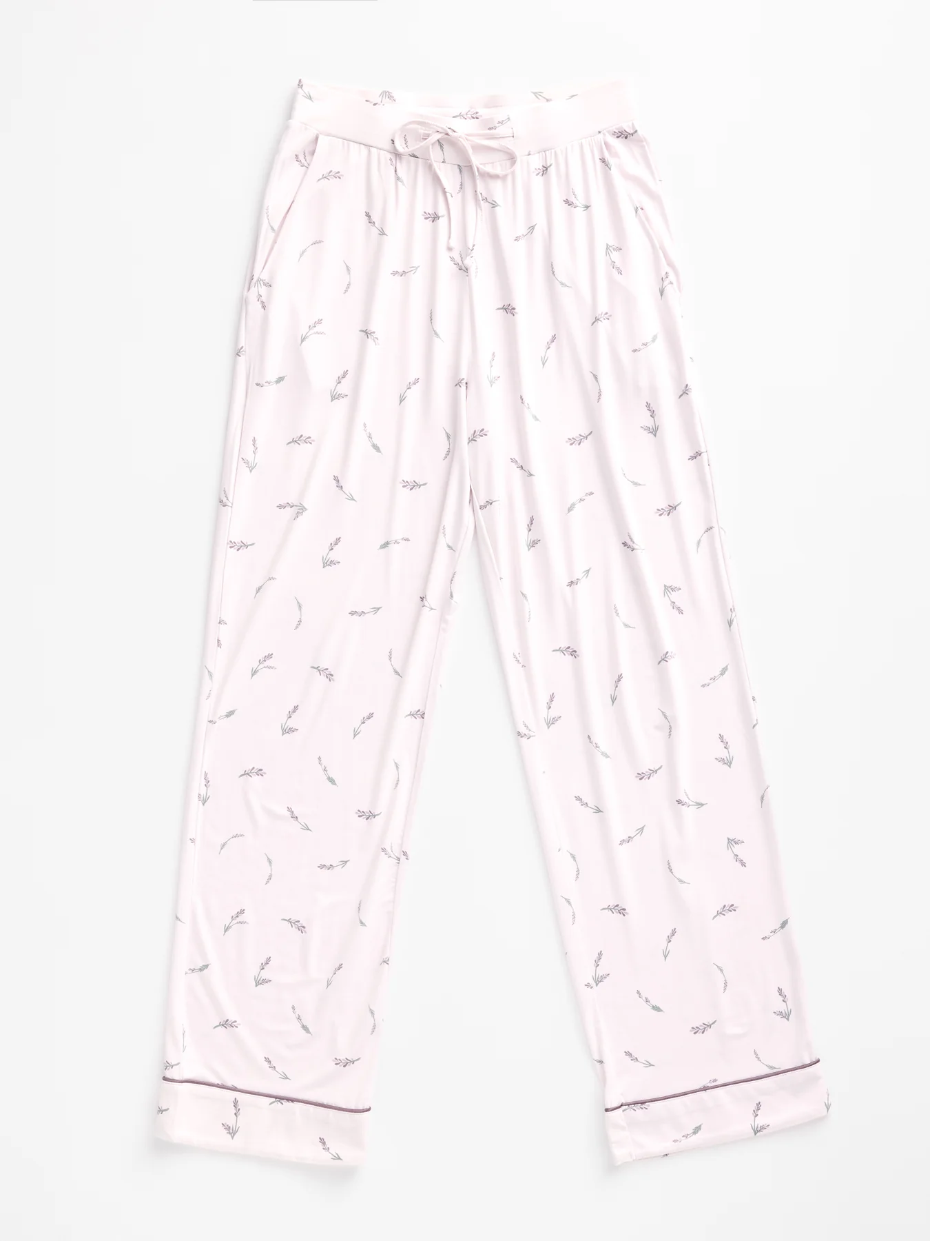 Women's Bamboo Stretch-Knit Short Sleeve & Pant Pajama Set - Last Chance - Image 91