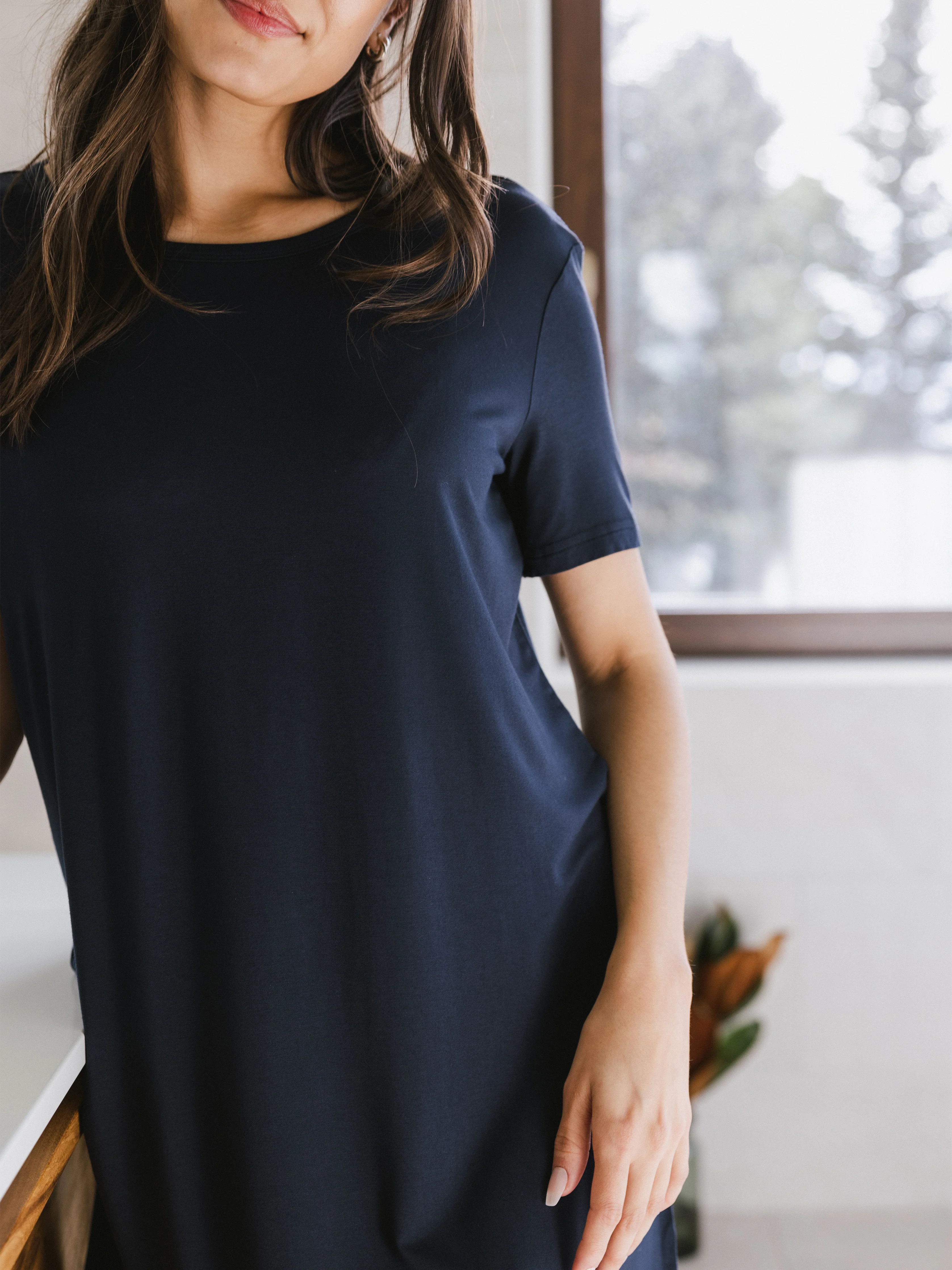 Women's Bamboo Stretch-Knit Sleep Dress - Wholesale - Image 18