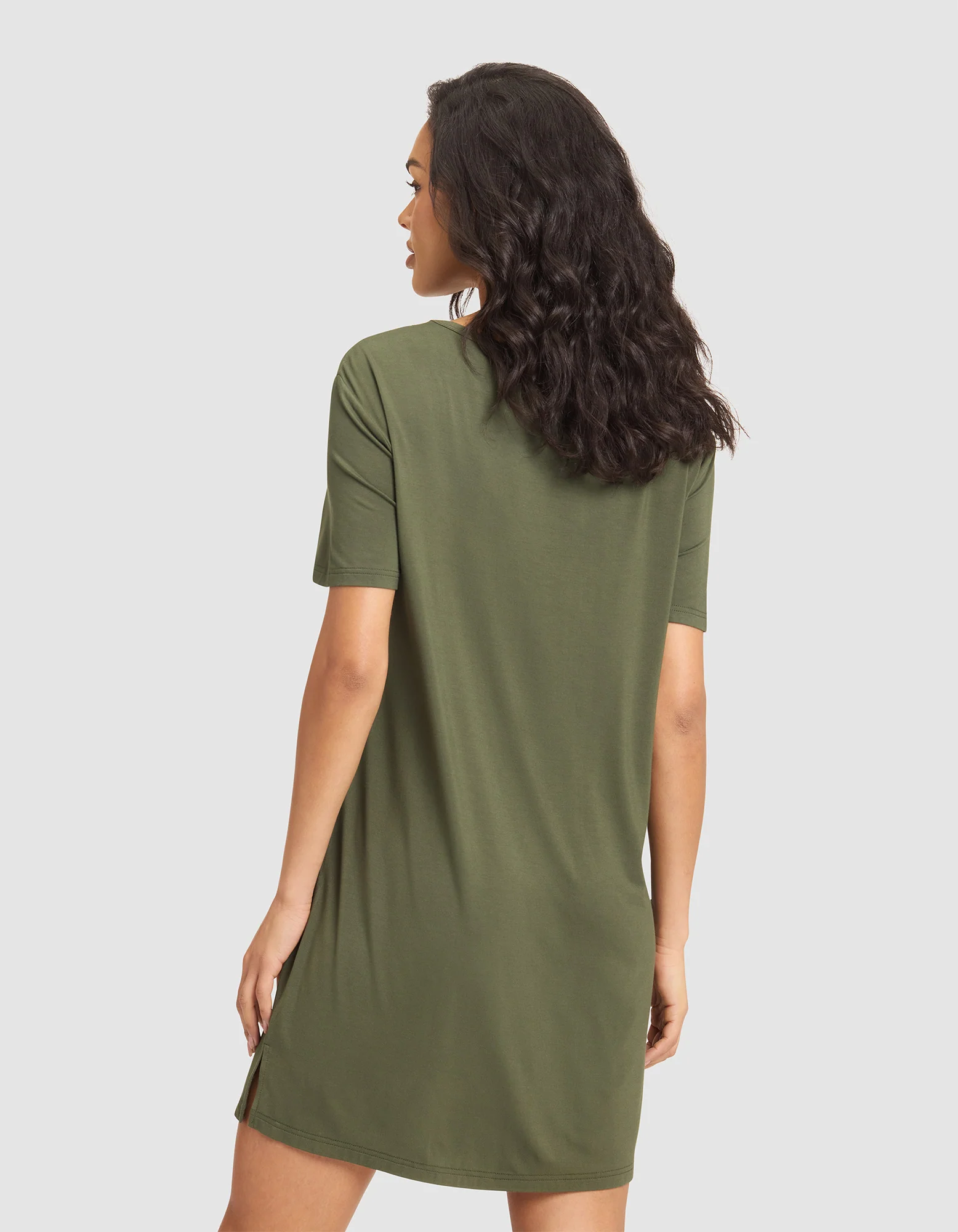 Women's Bamboo Stretch Knit Sleep Dress - Image 16