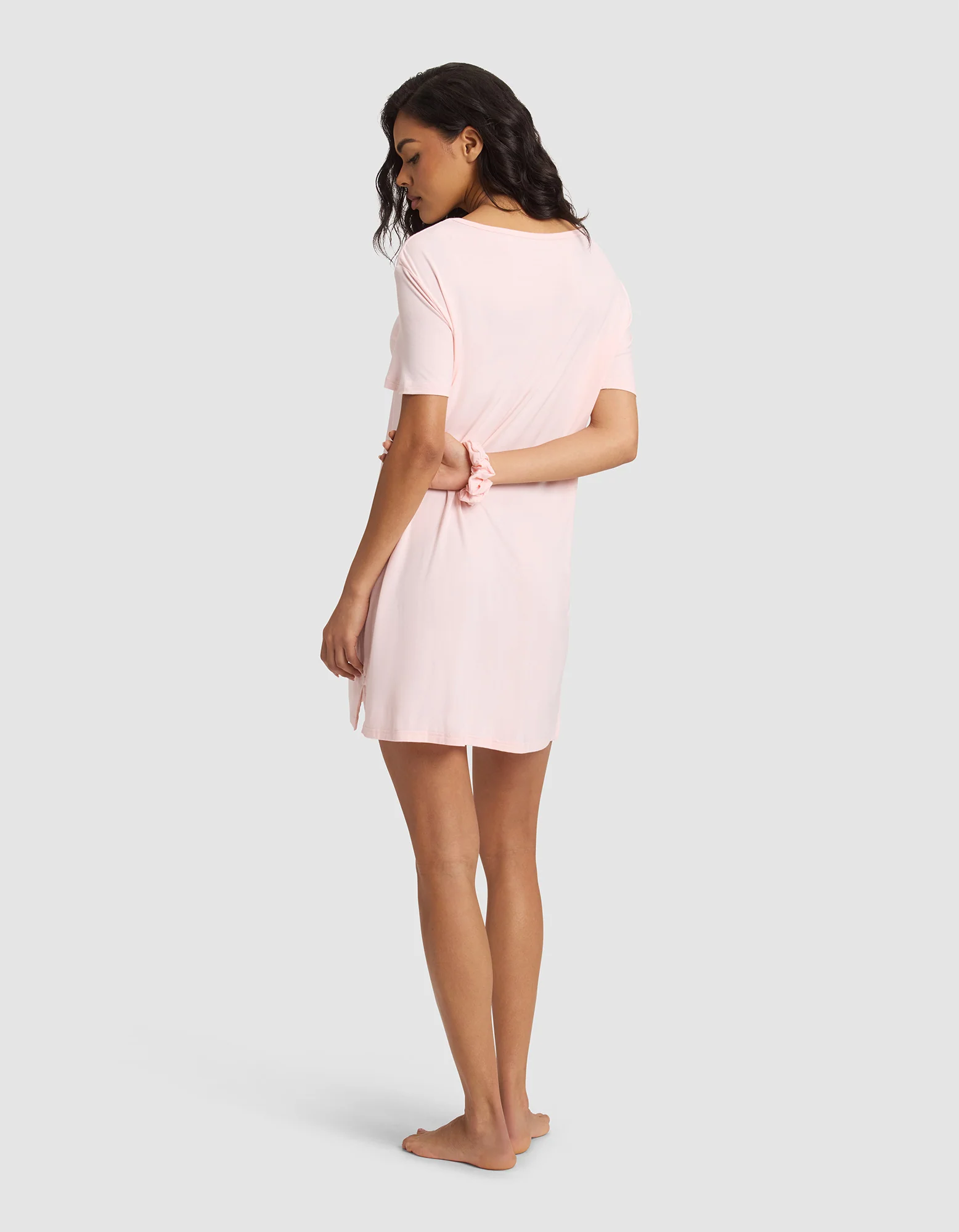 Women's Bamboo Stretch Knit Sleep Dress - Image 4