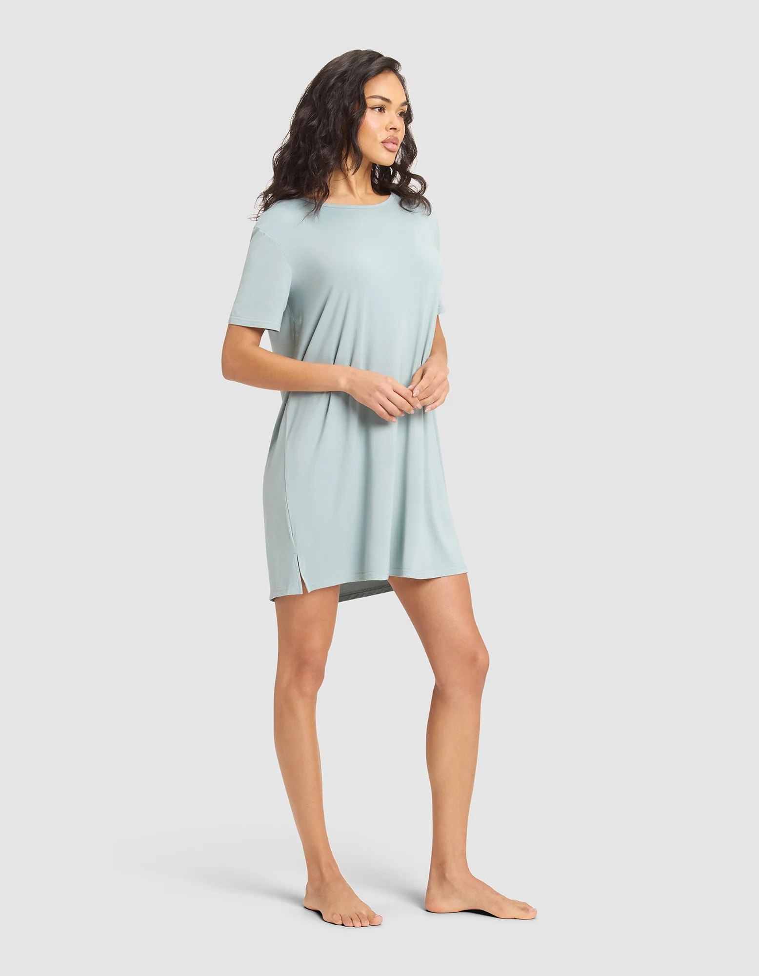 Women's Bamboo Stretch Knit Sleep Dress - Image 8