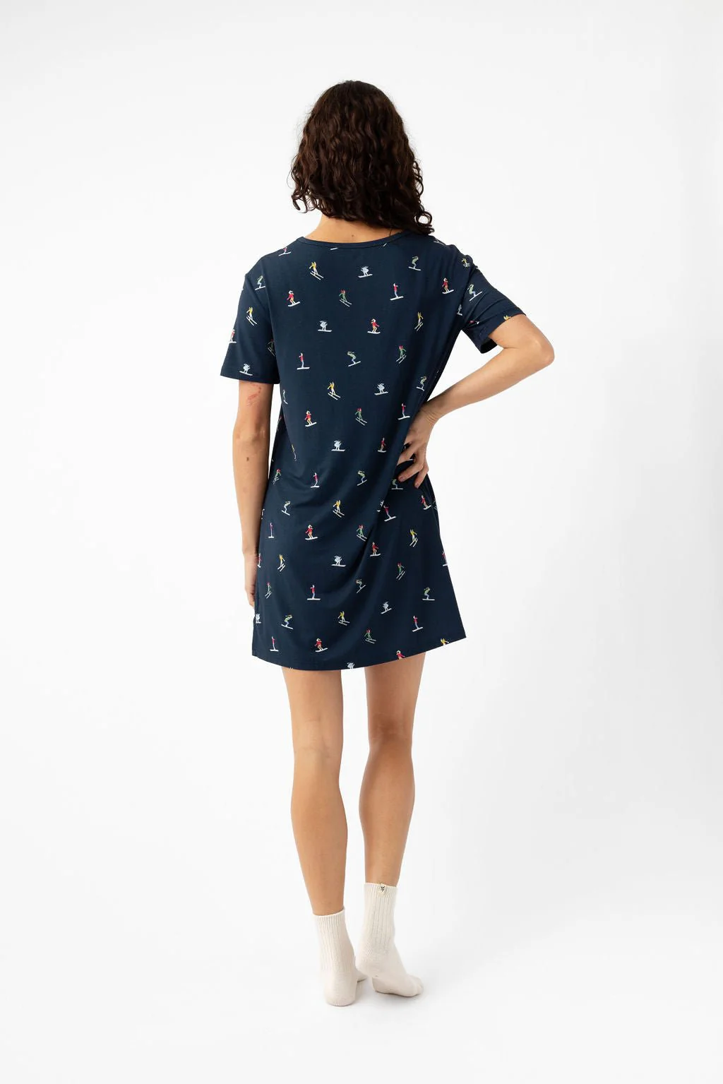 Women's Bamboo Stretch Knit Sleep Dress - Image 48