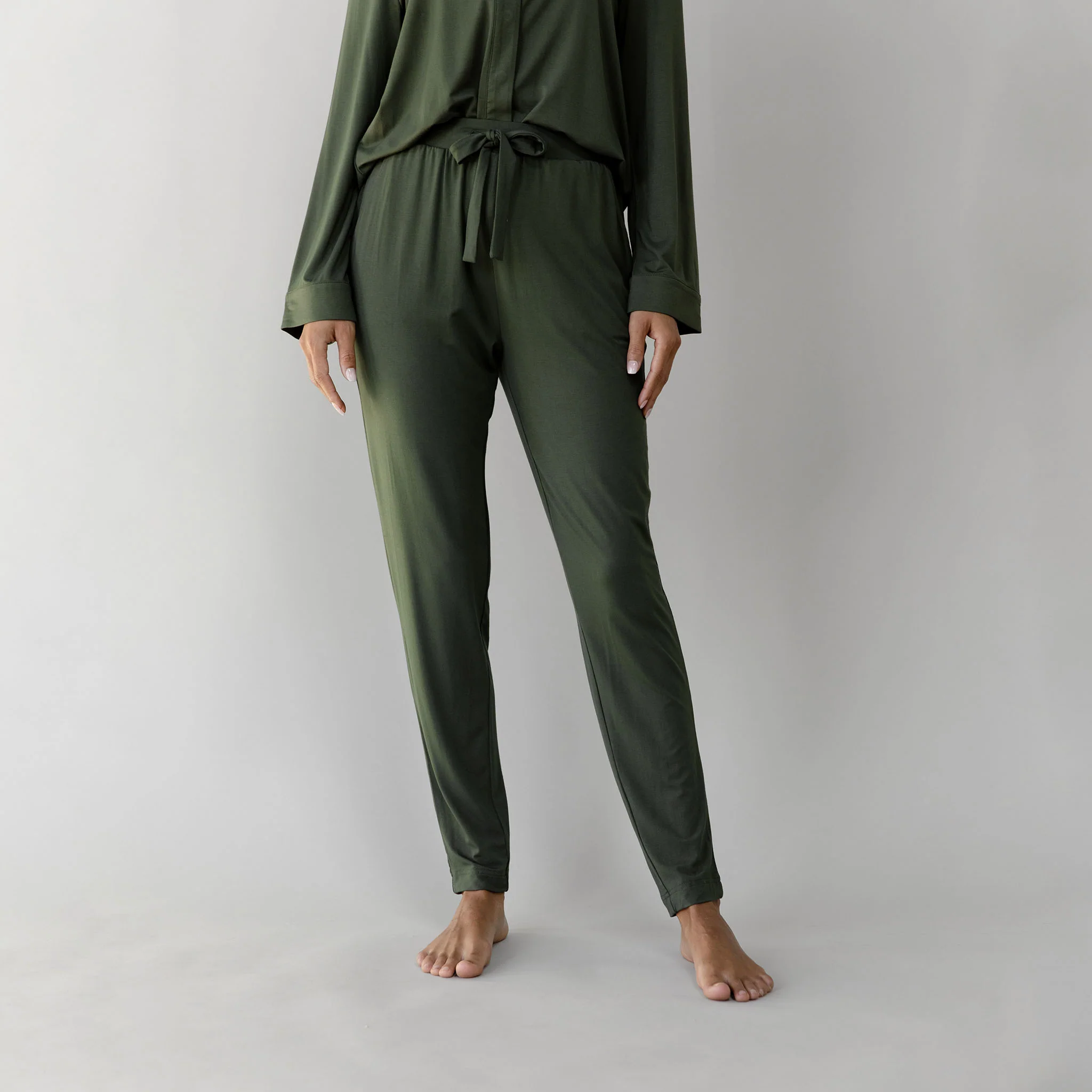 Women's Bamboo Stretch-Knit Tapered Pant - Wholesale - Image 22