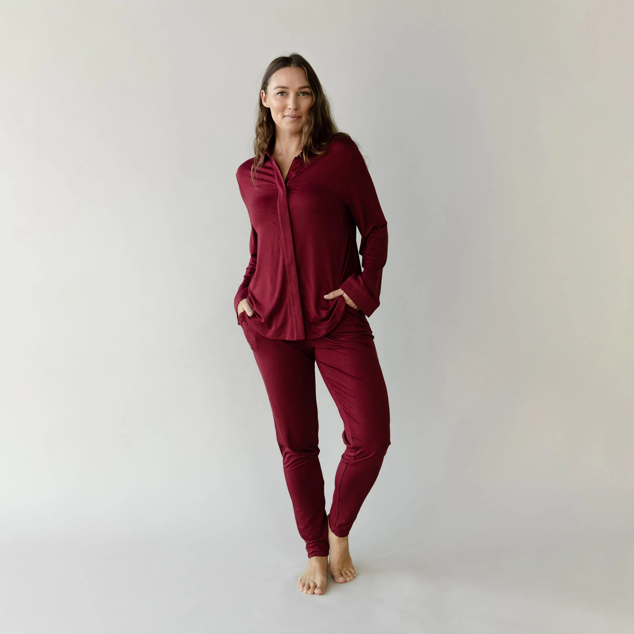 Women's Bamboo Stretch-Knit Tapered Pant - Wholesale - Image 7