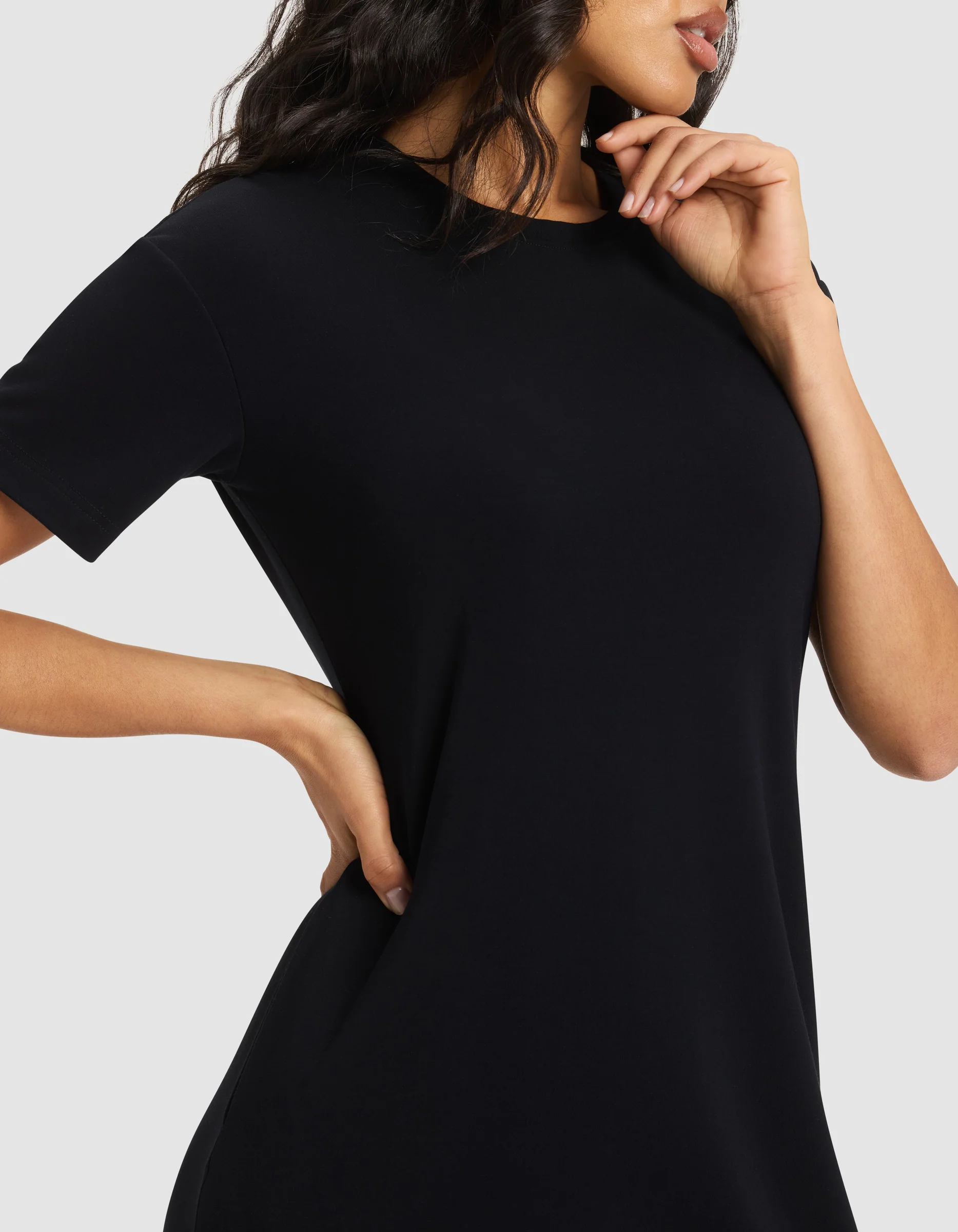 Women's Brushed Bamboo Midi Dress - Image 15
